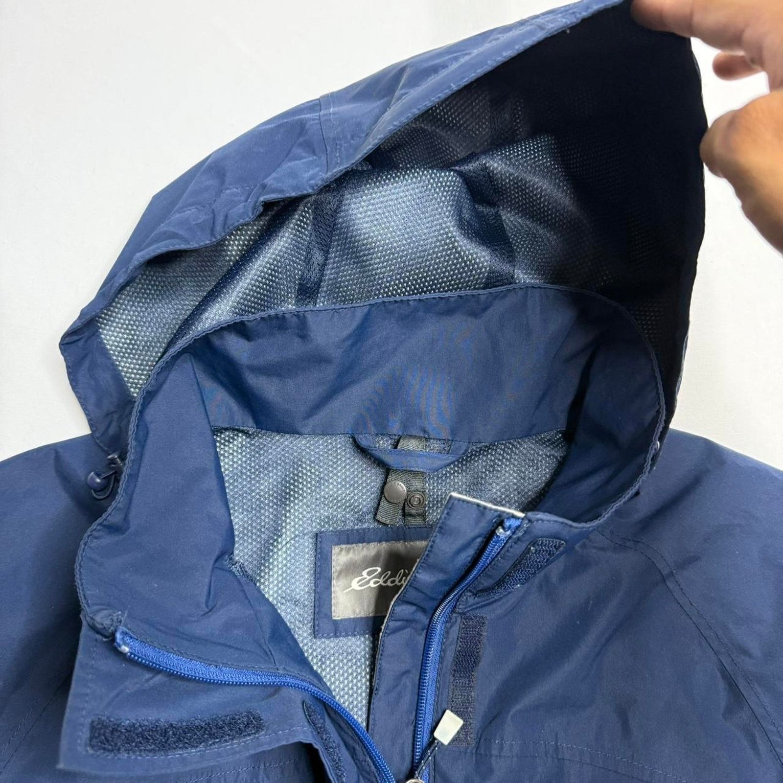 Eddie Bauer Eddie Bauer Blue Windbreaker Jacket Hoodie Size Medium Size US M / EU 48-50 / 2 - 4 Thumbnail