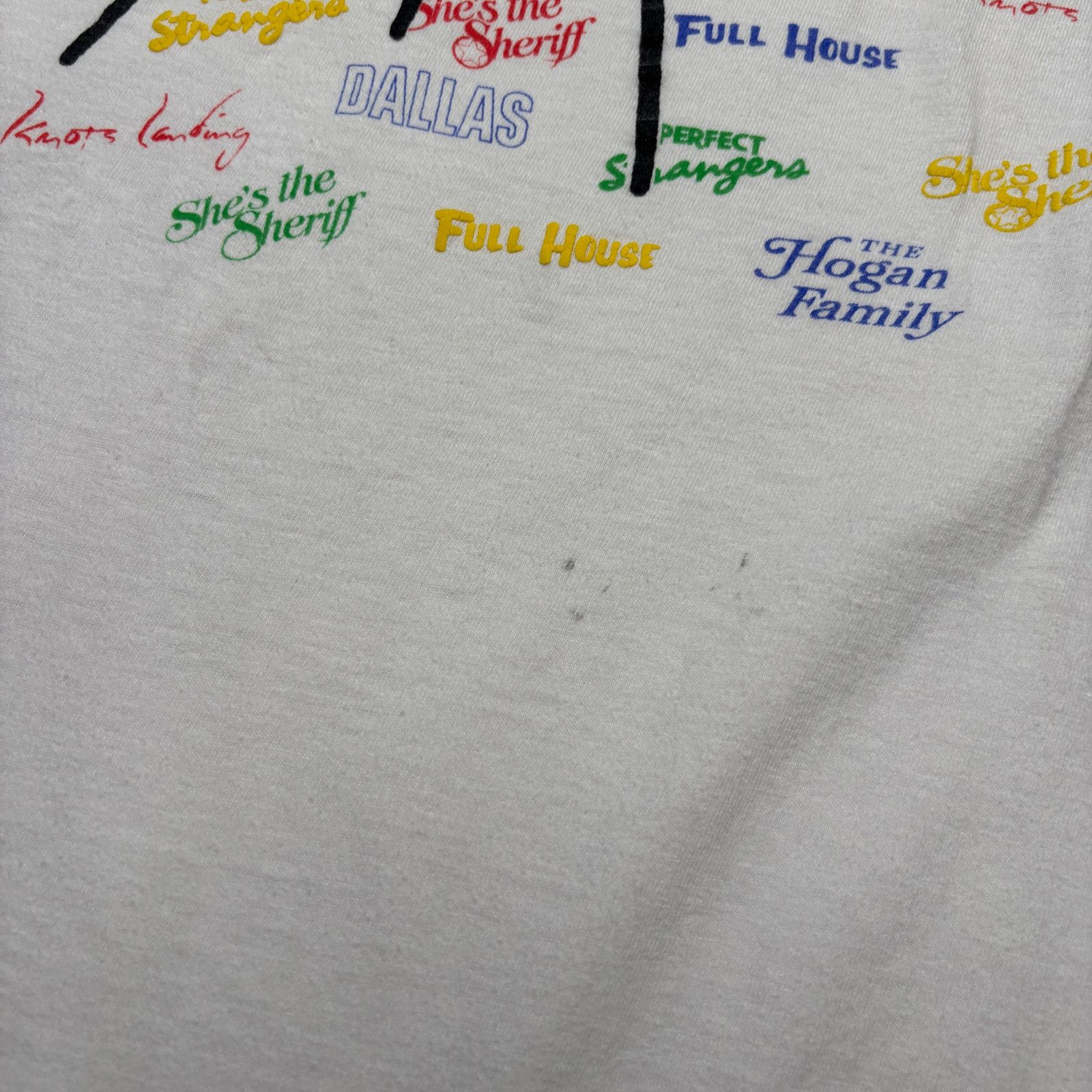 Vintage VTG 80s Lorimar Telepictures Promo Shirt Dallas Full House Size US XL / EU 56 / 4 - 10 Thumbnail