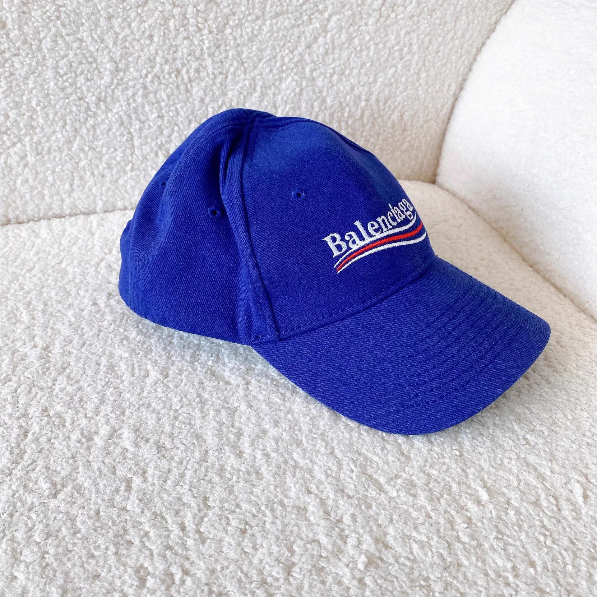 Balenciaga Balenciaga Blue Logo Cap L Size ONE SIZE - 4 Thumbnail
