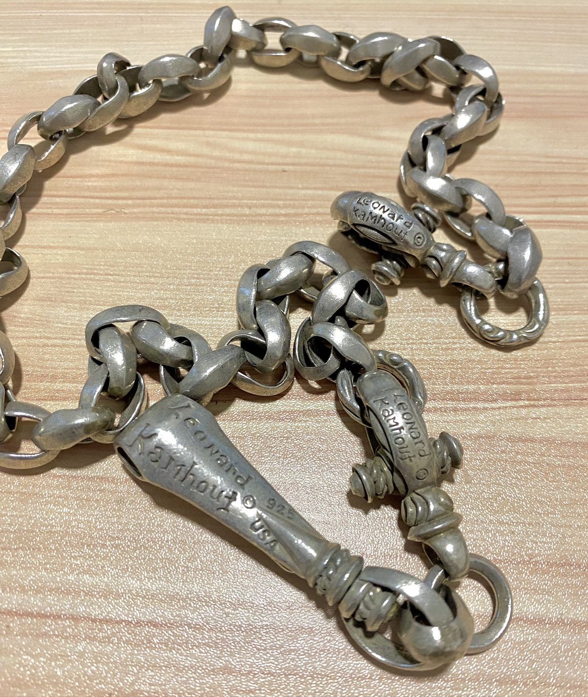 LONE ONES Very Rare Leonard Kamhout Silk Link Wallet Chain Size ONE SIZE - 7 Thumbnail