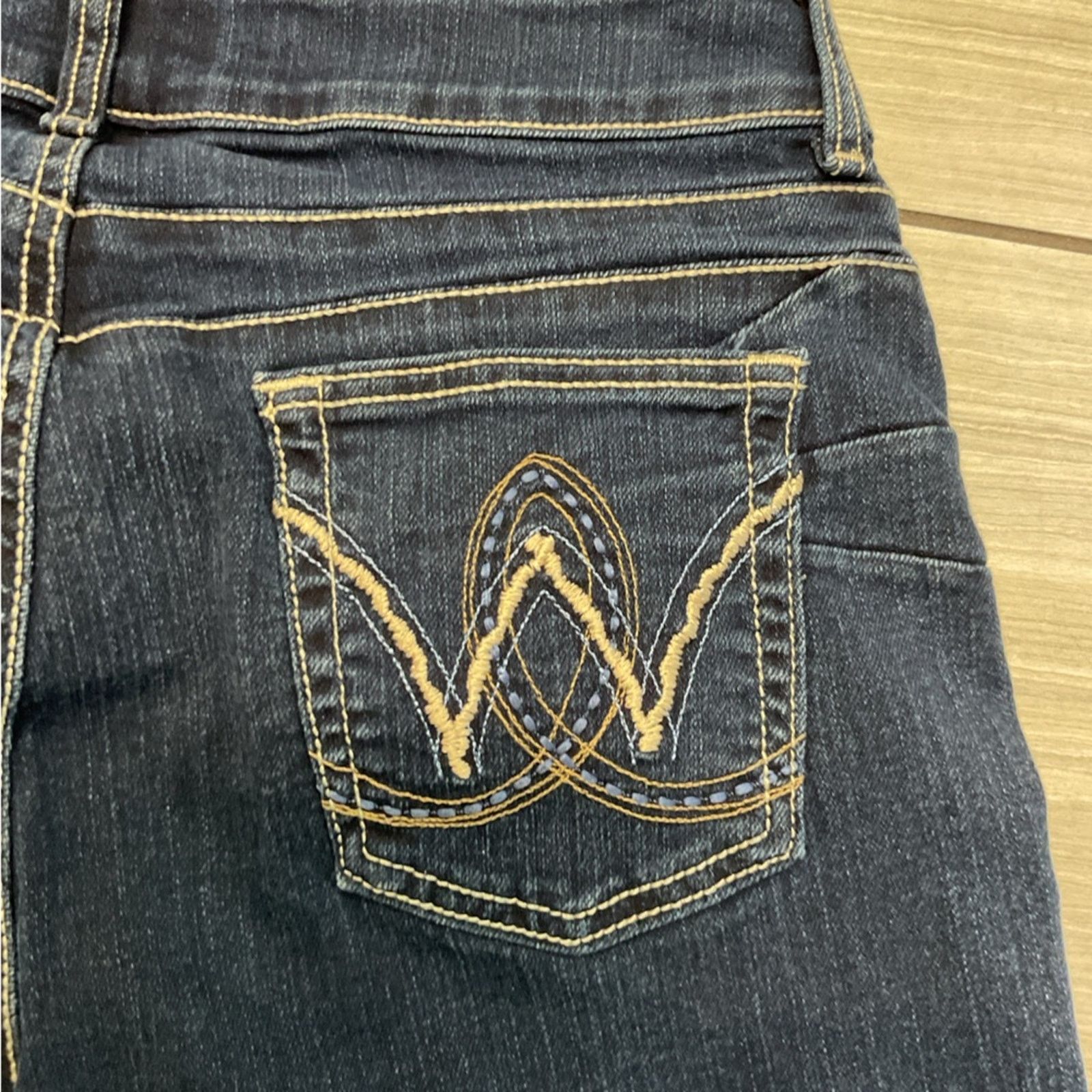 Wrangler Vintage Y2K Junior Wrangler Dark Wash Jeans Size 30" / US 8 / IT 44 - 5 Thumbnail