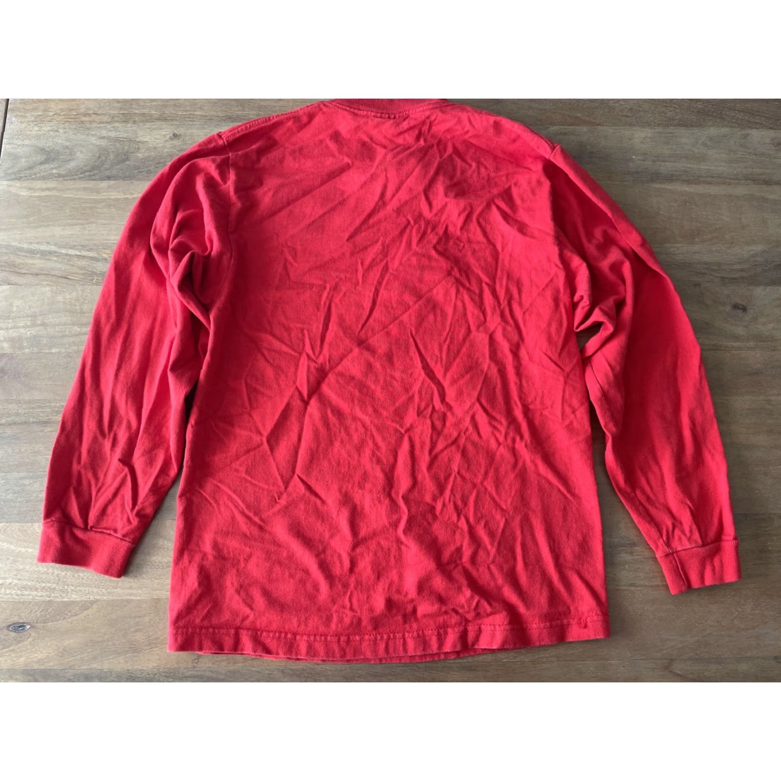 Jansport VINTAGE Jansport T-Shirt Logo Rutgers University Long Sleeve Crew Neck Red S Mens 90s USA Size US S / EU 44-46 / 1 - 2 Thumbnail