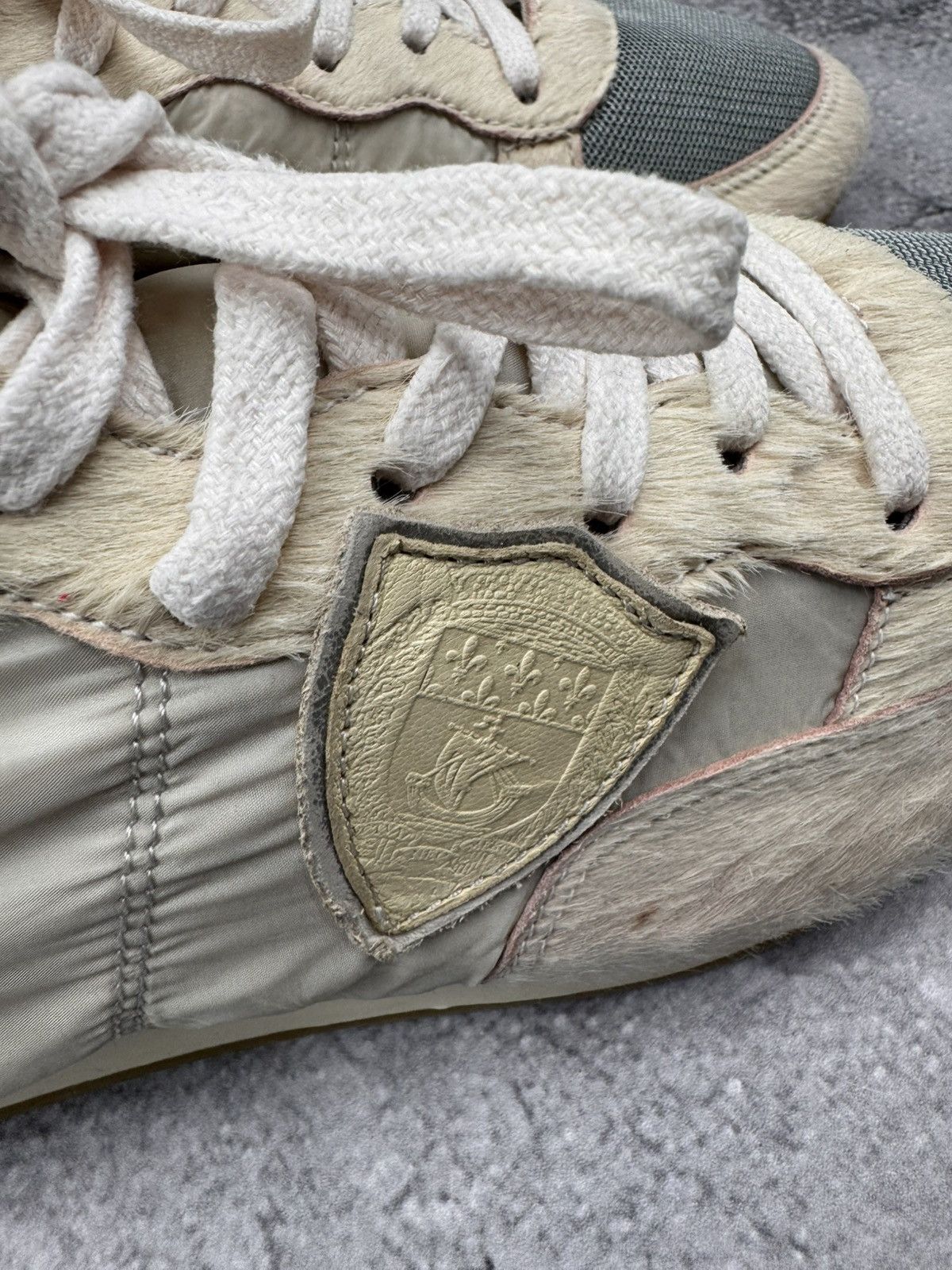 Philippe Model Philippe Model Paris Beige Low Women Sneakers Size 40 Size US 10 / IT 40 - 6 Thumbnail