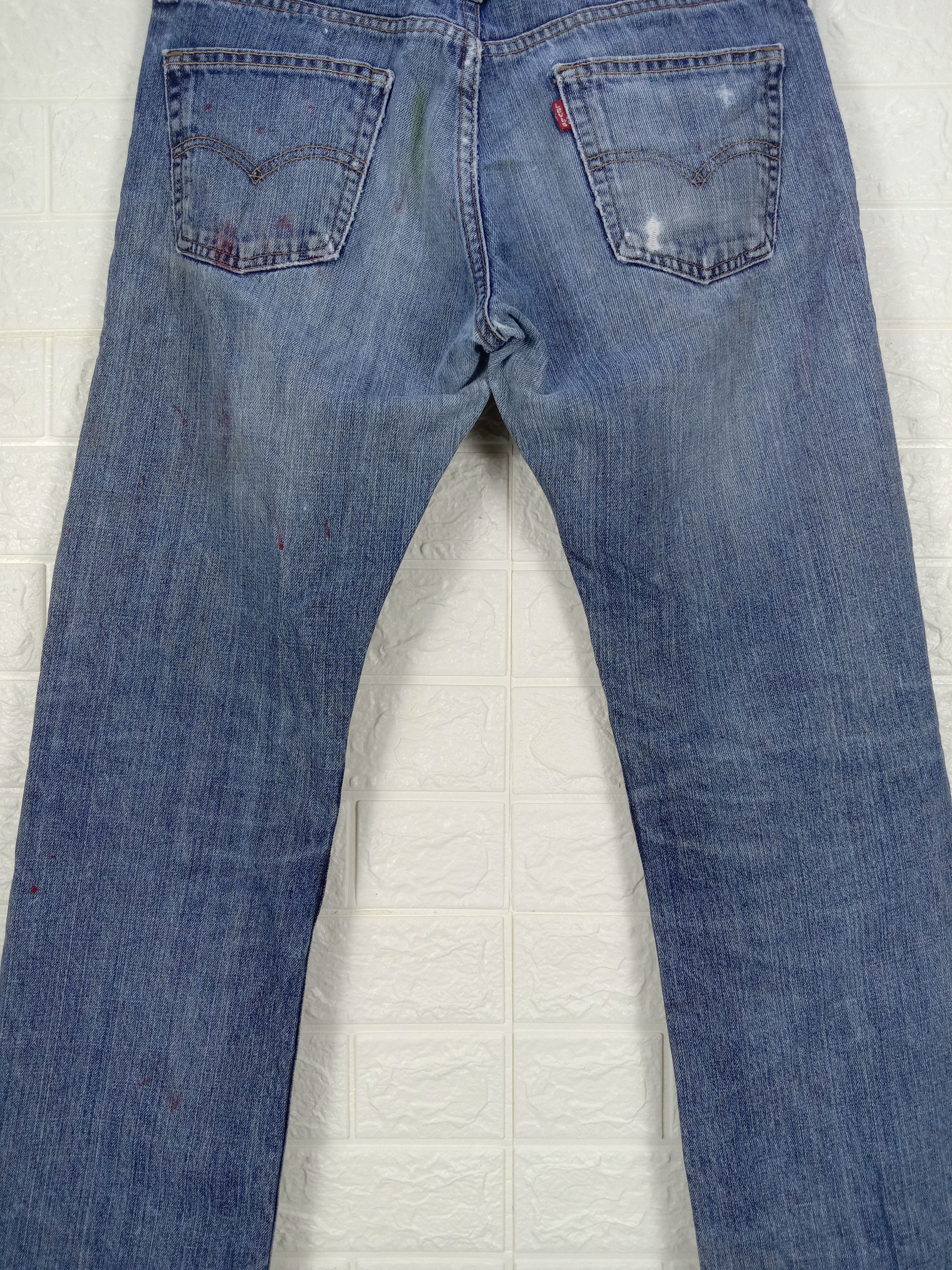 Levi's Vintage Levi's 514 Paint Splatter Jeans Distressed Denim Size US 30 / EU 46 - 7 Thumbnail