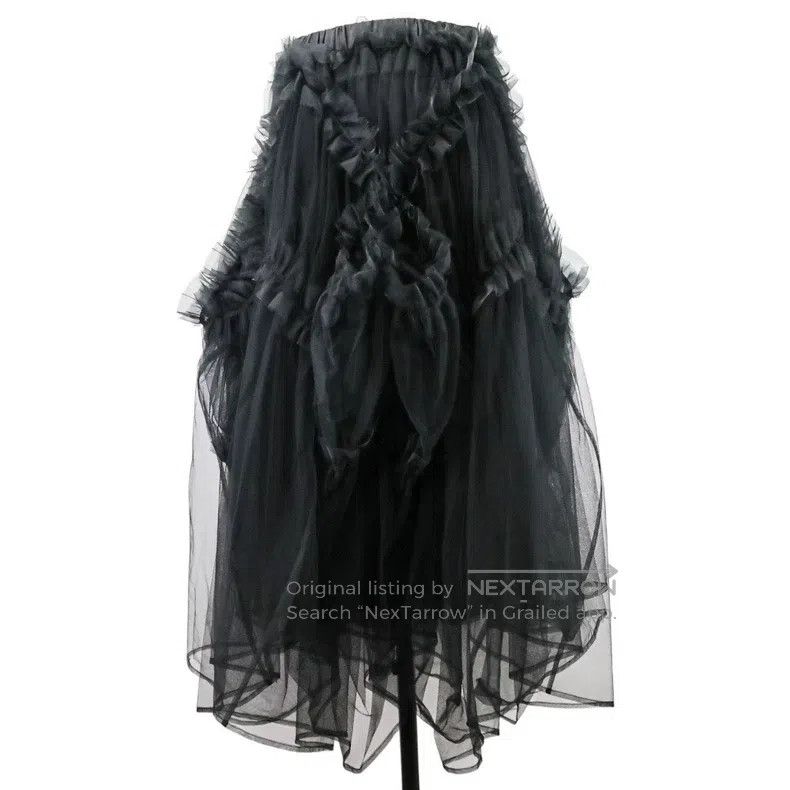 Comme des Garcons Comme Des Garcons size XS Black Retro Lace Skirt Size 23" - 2 Thumbnail