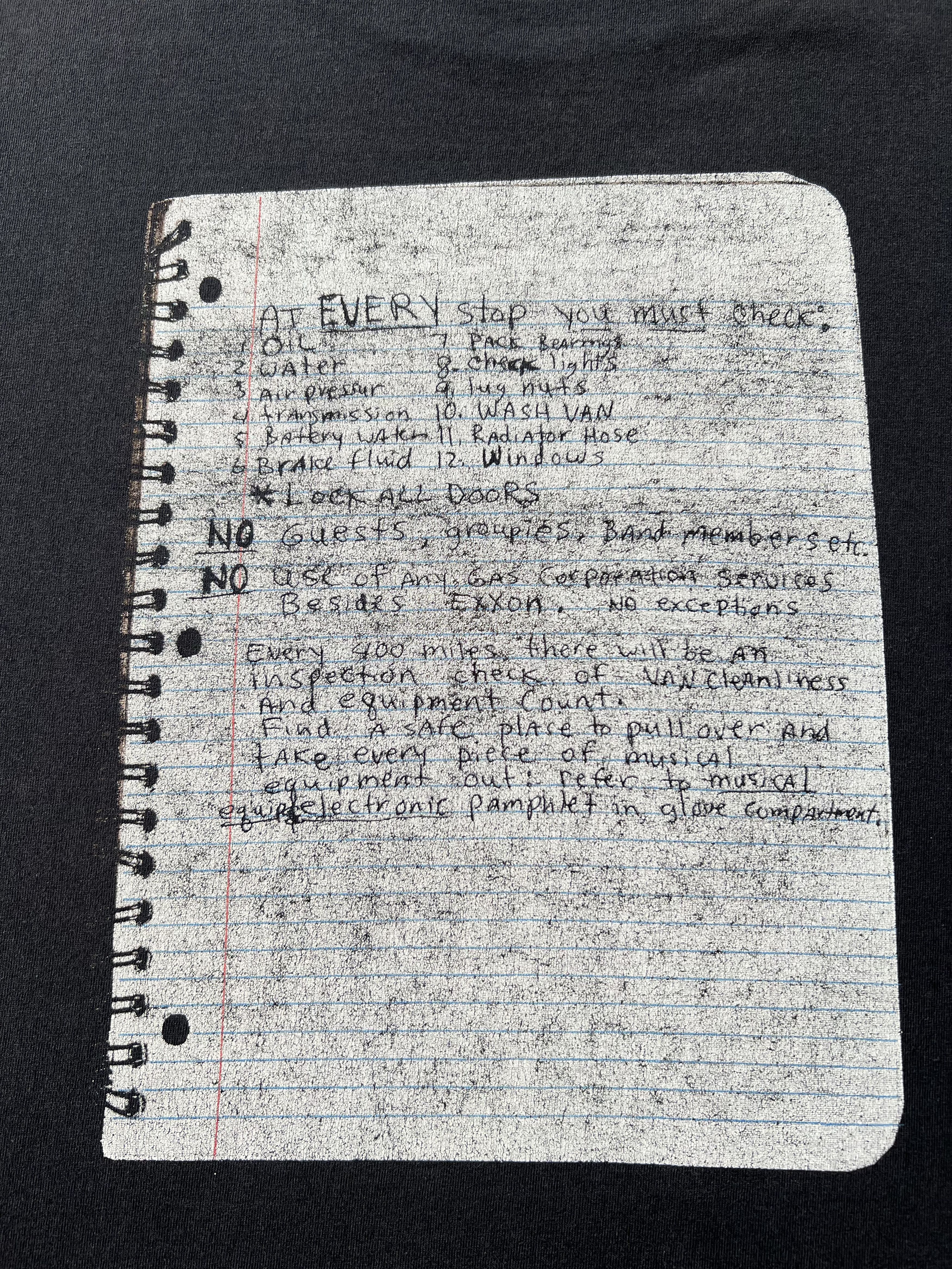 Band Tees Vintage 2003 Nirvana Ghost Notebook Kurt Cobain T-shirt Size US L / EU 52-54 / 3 - 20 Thumbnail