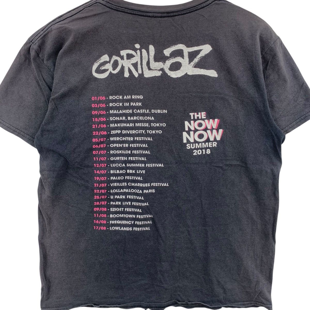 Band Tees GORILLAZ 2-D Damon Albarn 2018 Now Tour Tee Shirt Top Band Size US M / EU 48-50 / 2 - 5 Thumbnail