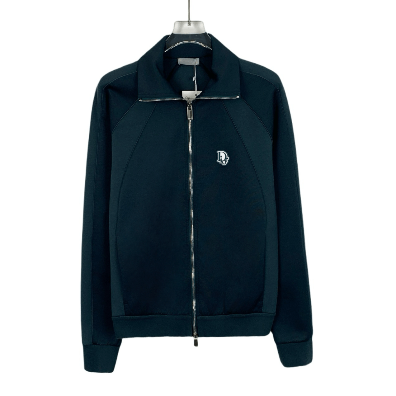 Dior Dior Dark Green Logo Badge Zip-Up Jacket (Size XXS) Size XXS / US 00 / IT 34 - 1 Thumbnail