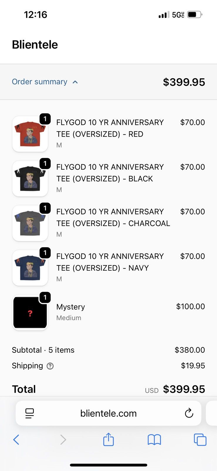 Other Westside Gunn Flygod 10 embroidered red tee shirt medium Size US M / EU 48-50 / 2 - 3 Thumbnail