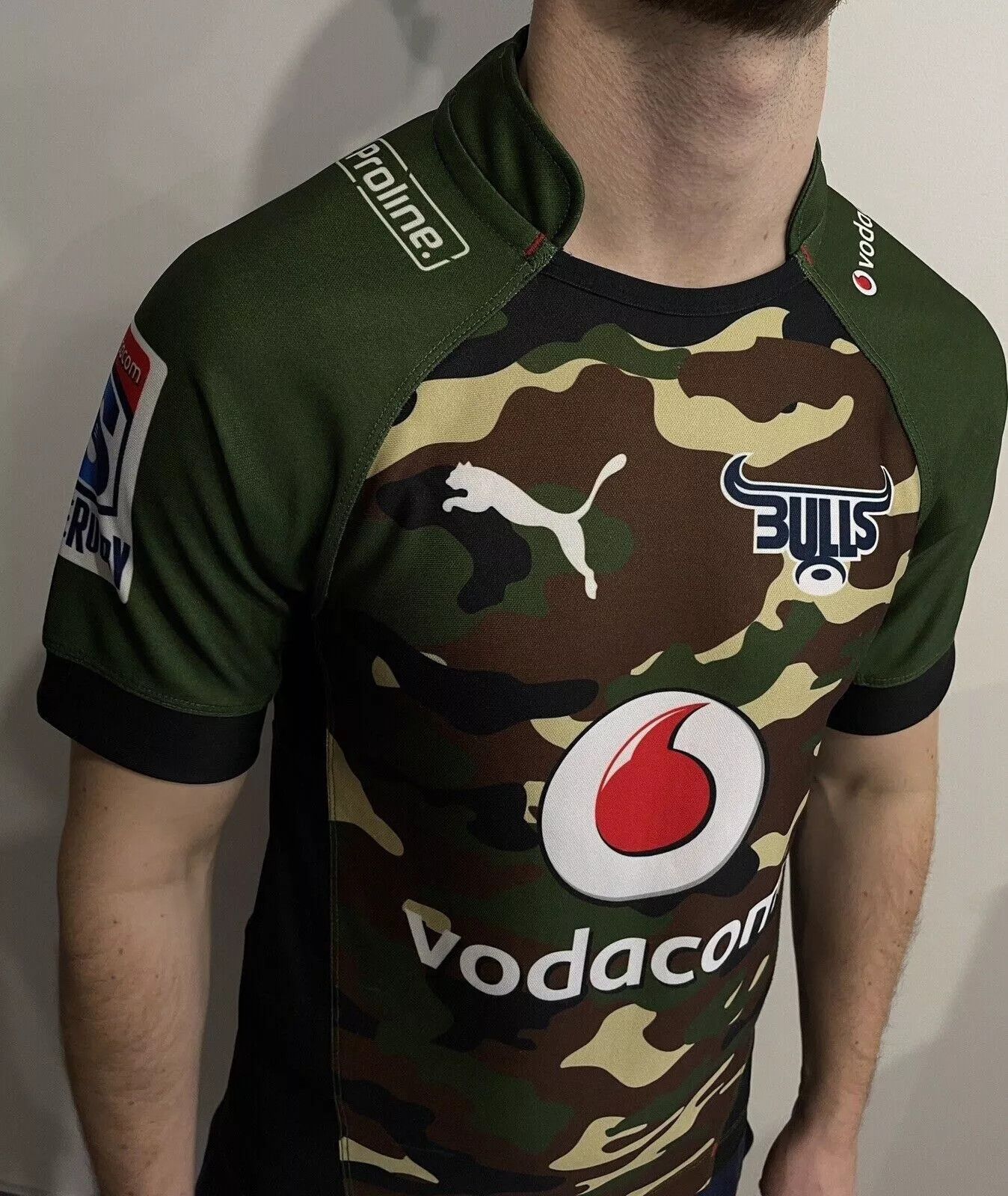 Puma BLUE BULLS RUGBY JERSEY SHIRT CAMO PUMA Size US S / EU 44-46 / 1 - 3 Thumbnail