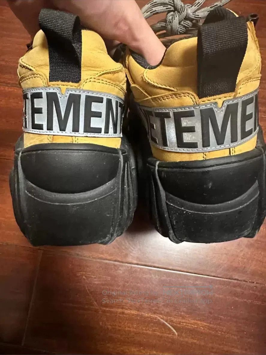 Vetements Vetements x Swear Yellow Suede Tank Shoes. Size US 5 / IT 35 - 4 Thumbnail