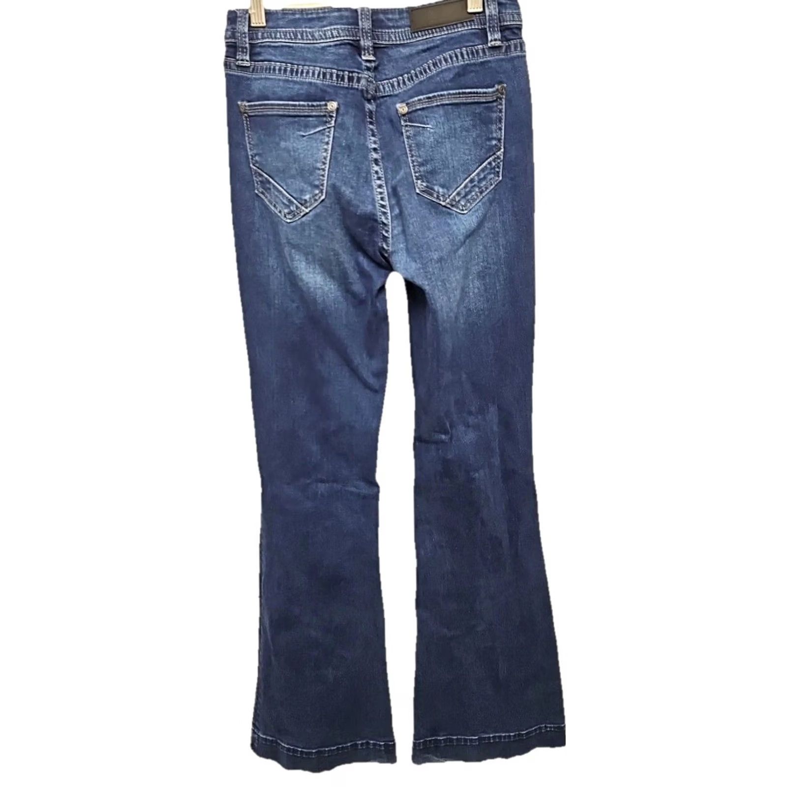 Denime Rock & Roll Cowgirl Jeans Bootcut Women’s Denim Mid Rock 32x32 Blue Stretch Regular Kans? Size 24" / US 00 / IT 34 - 7 Thumbnail