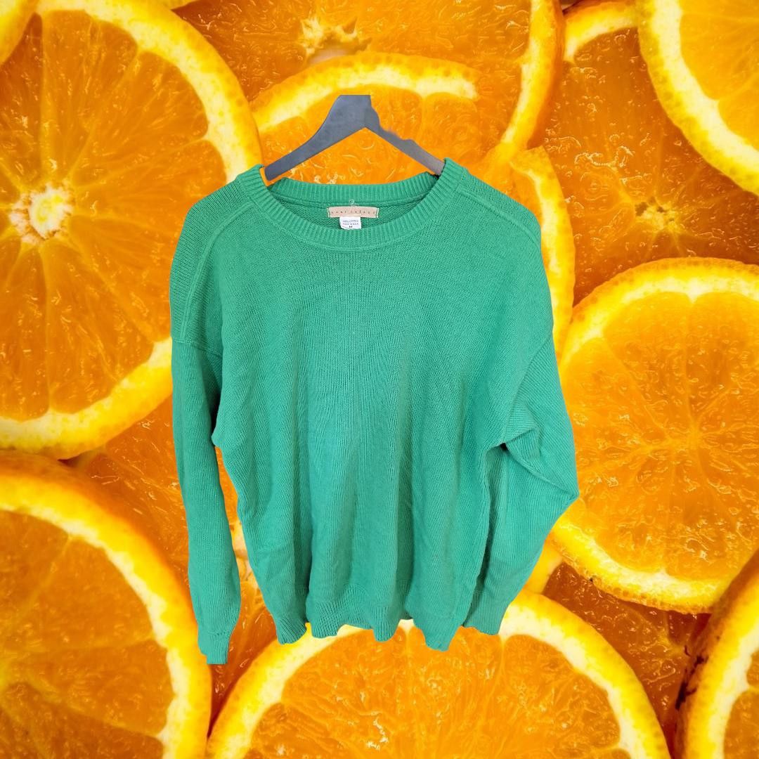 Other East Island Green Crew Neck Sweater Size Medium Size US M / EU 48-50 / 2 - 1 Thumbnail