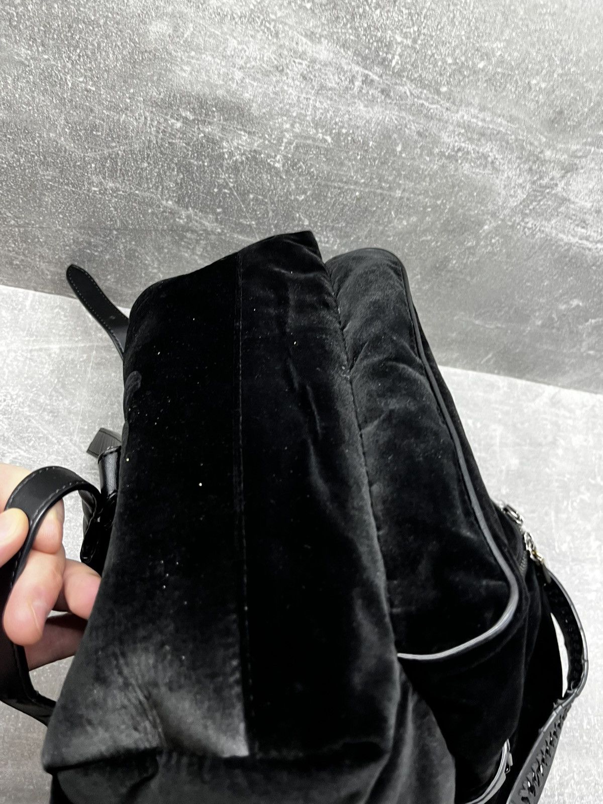 Hysteric Glamour × Stella McCartney STELLA MCCARTNEY Black Velvet bag Size ONE SIZE - 10 Thumbnail