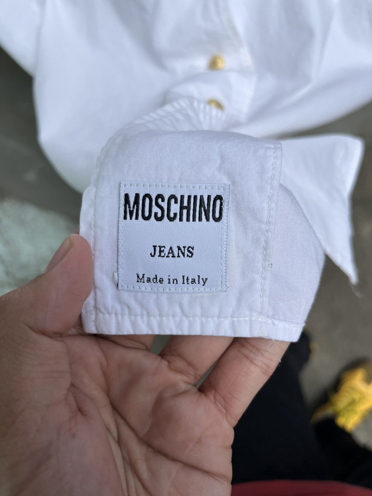Moschino Peace Love Hippie Shirt Size US S / EU 44-46 / 1 - 10 Thumbnail