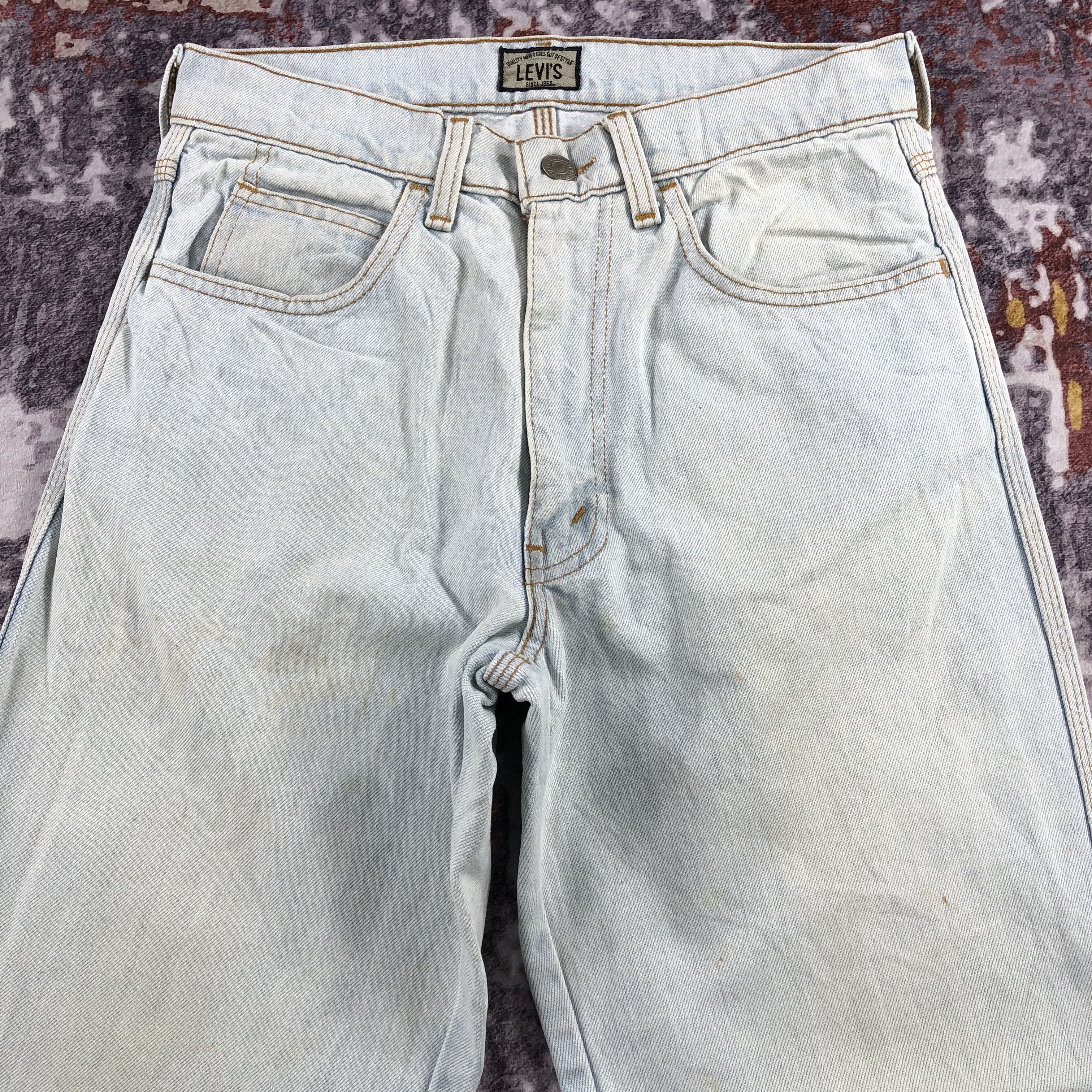 Levi's × Vintage 90s Vintage Light Wash Levis 636 Jeans-JM2164 Size US 28 / EU 44 - 3 Thumbnail