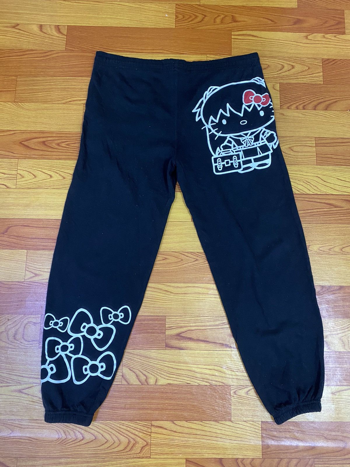 Anime × Japanese Brand Rare Evangelion x Hello Kitty Jogger Pant Size US 31 - 9 Thumbnail