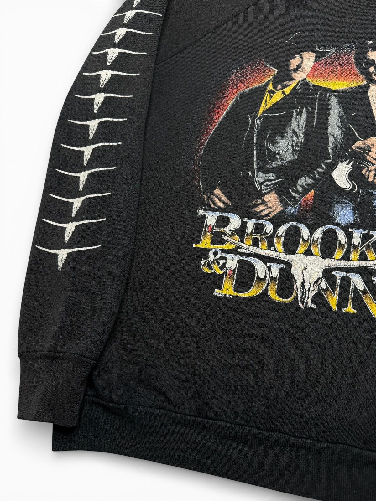 Band Tees Vintage 1991 Brooks & Dunn Country Sweatshirt Size US XL / EU 56 / 4 - 2 Thumbnail