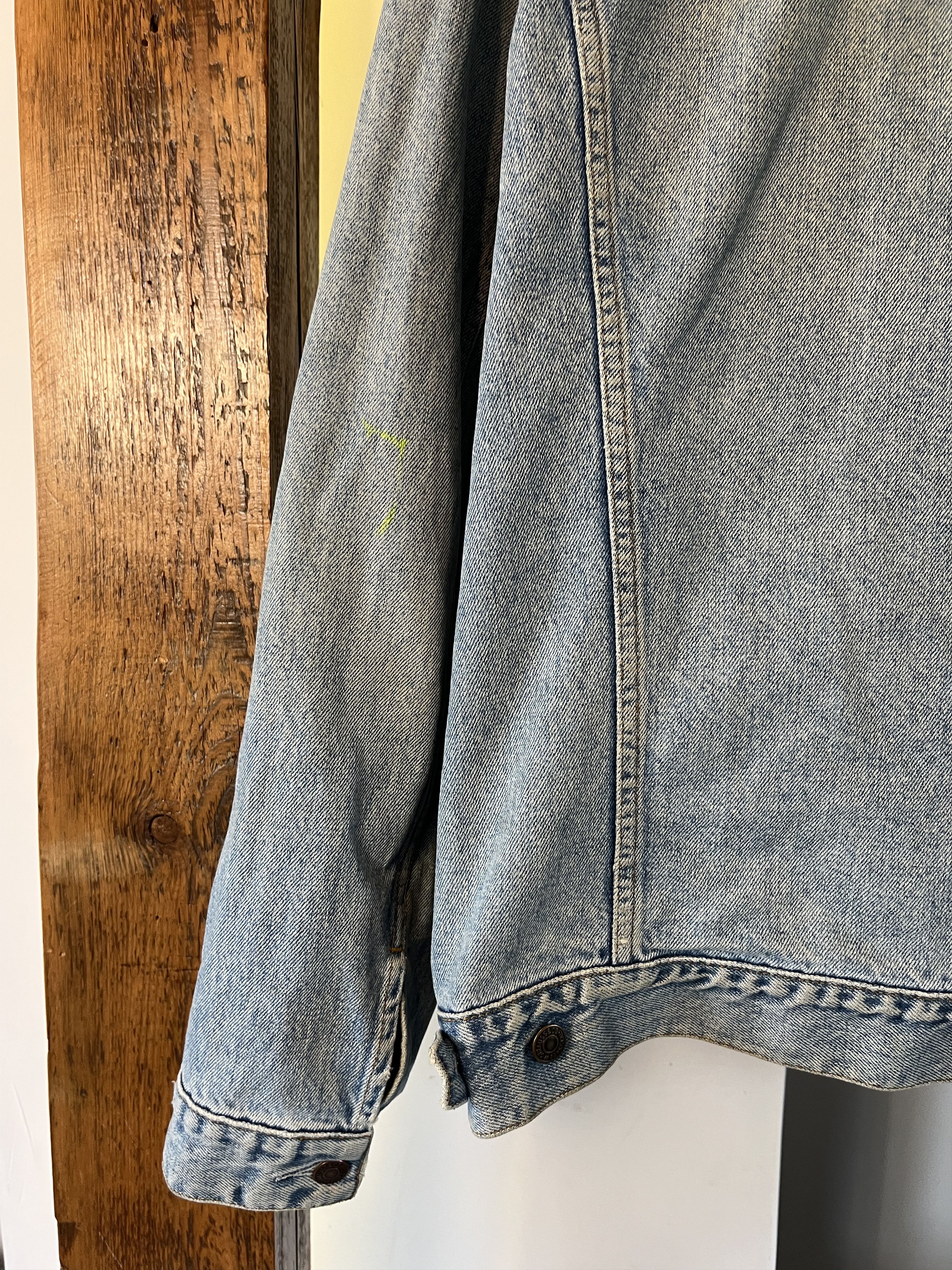 Levi's × Levi's Vintage Clothing × Vintage 1995 Levi's Baby Blue Distressed Trucker Jacket 70503 02 Size US XL / EU 56 / 4 - 9 Thumbnail