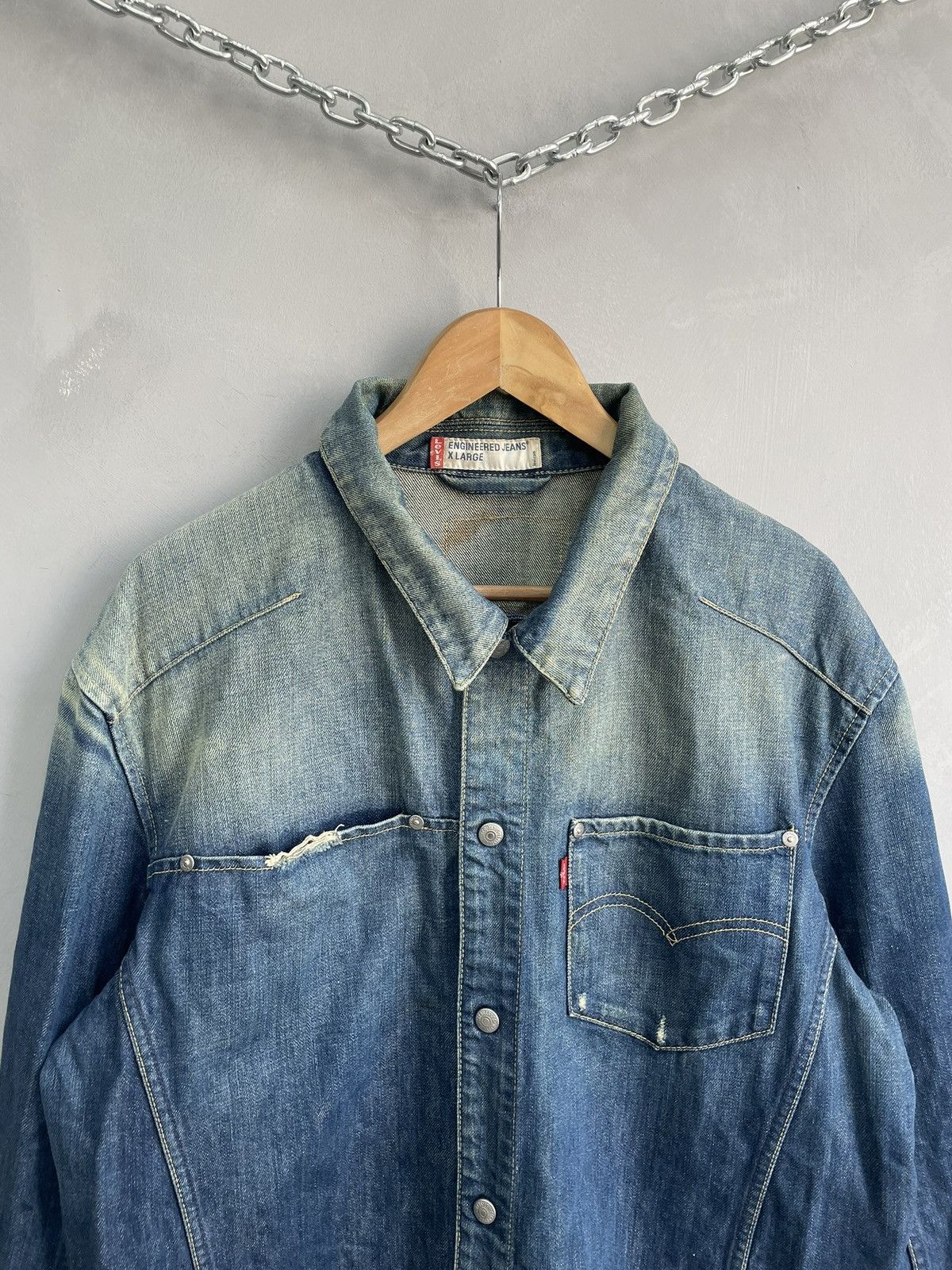 Levi's Rare engineered Levis Type 1 jacket 90s y2k Size US XL / EU 56 / 4 - 3 Thumbnail