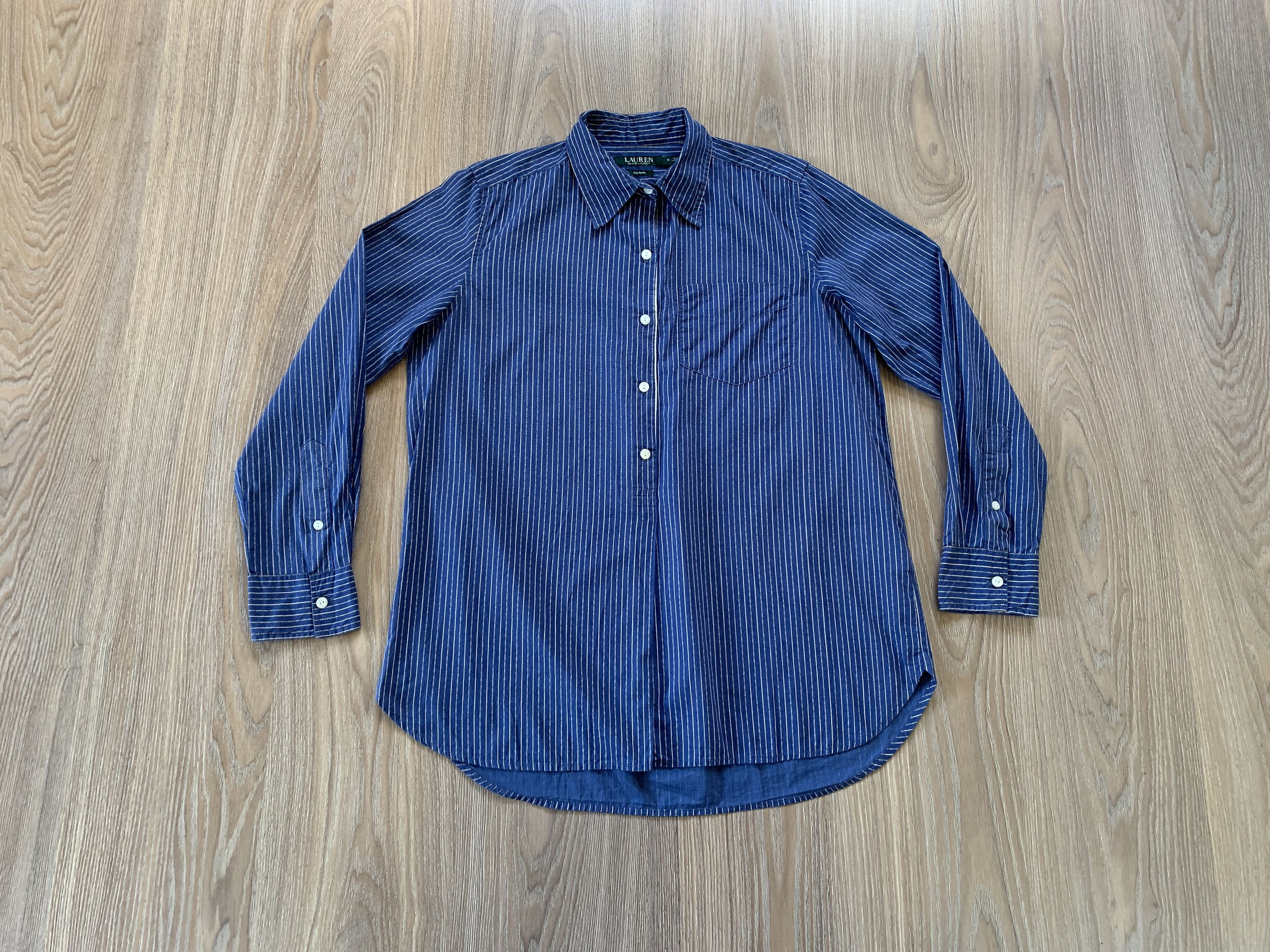 Polo Ralph Lauren Women's Vintage Polo Ralph Lauren Stripe Long Sleeve Shirt Size S / US 4 / IT 40 - 1 Thumbnail