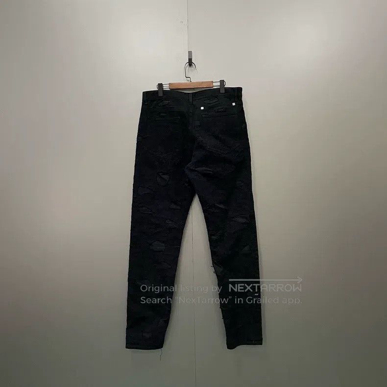 Givenchy Givenchy Black Ripped Denim Pants Size 36 Size US 36 / EU 52 - 9 Thumbnail