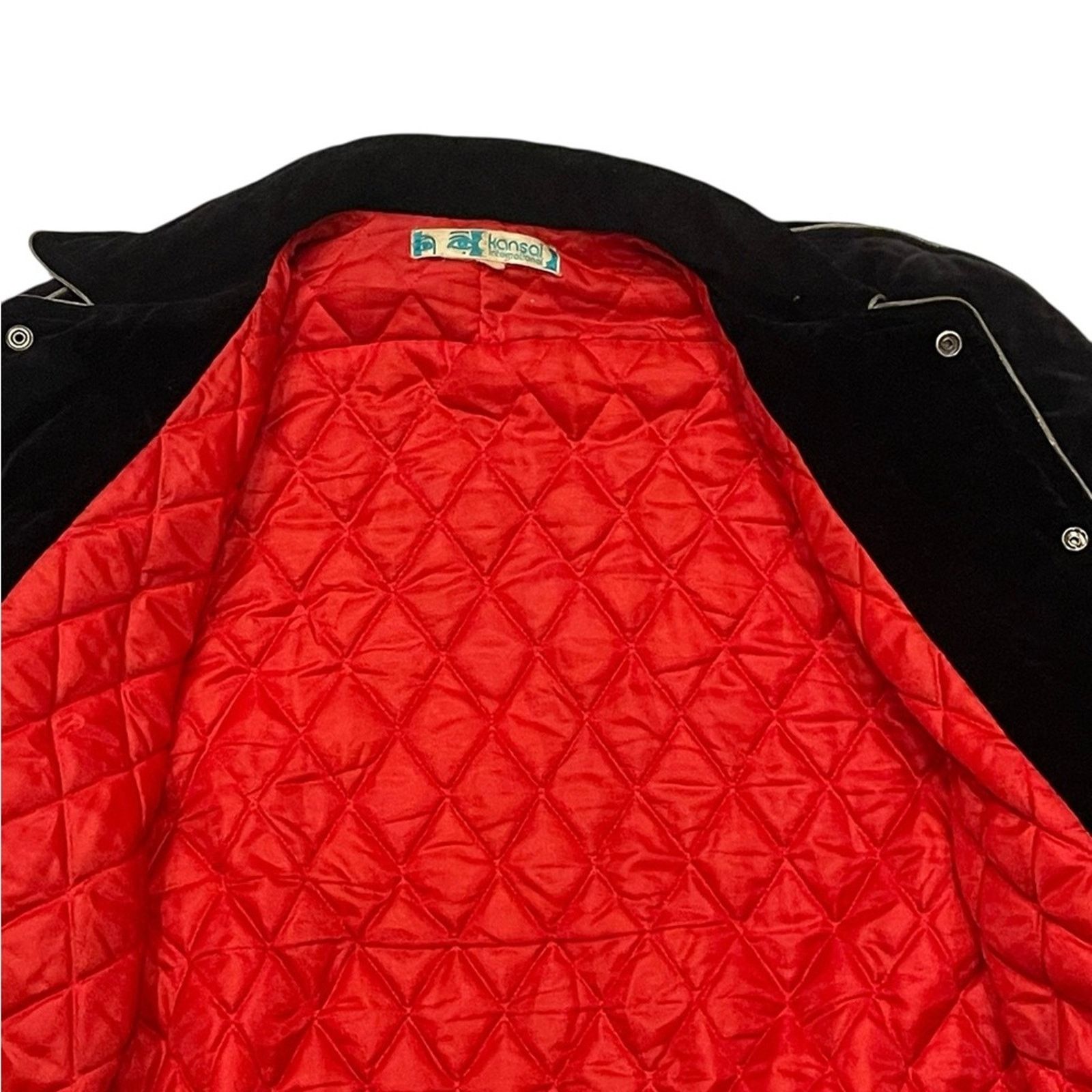Kansai Yamamoto kansai international Sukajan Dragon Velvet Black jacket Size US L / EU 52-54 / 3 - 6 Thumbnail
