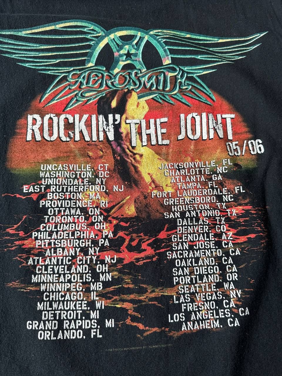 Aerosmith × Band Tees × Vintage Vintage Aerosmith 2005 2006 Band Rock tshirt Size US XL / EU 56 / 4 - 6 Thumbnail