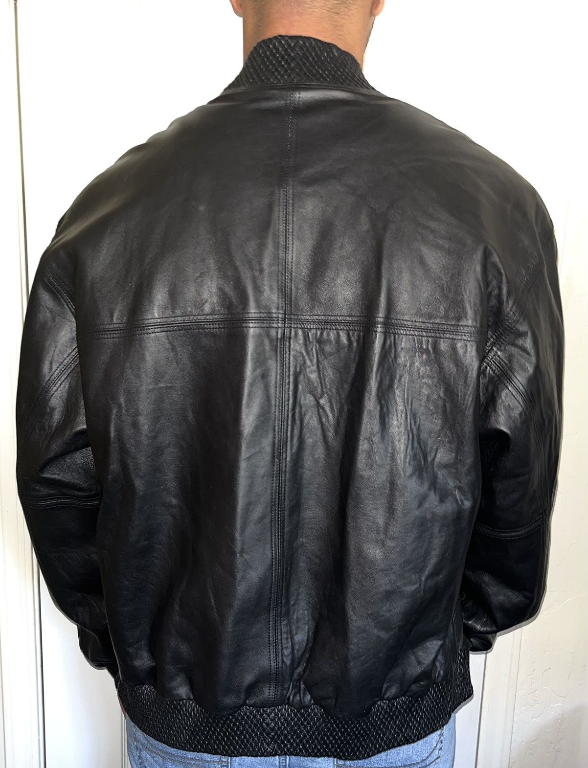 Pelle Pelle Leather PELLE PELLE Bomber jacket Size US XL / EU 56 / 4 - 2 Thumbnail