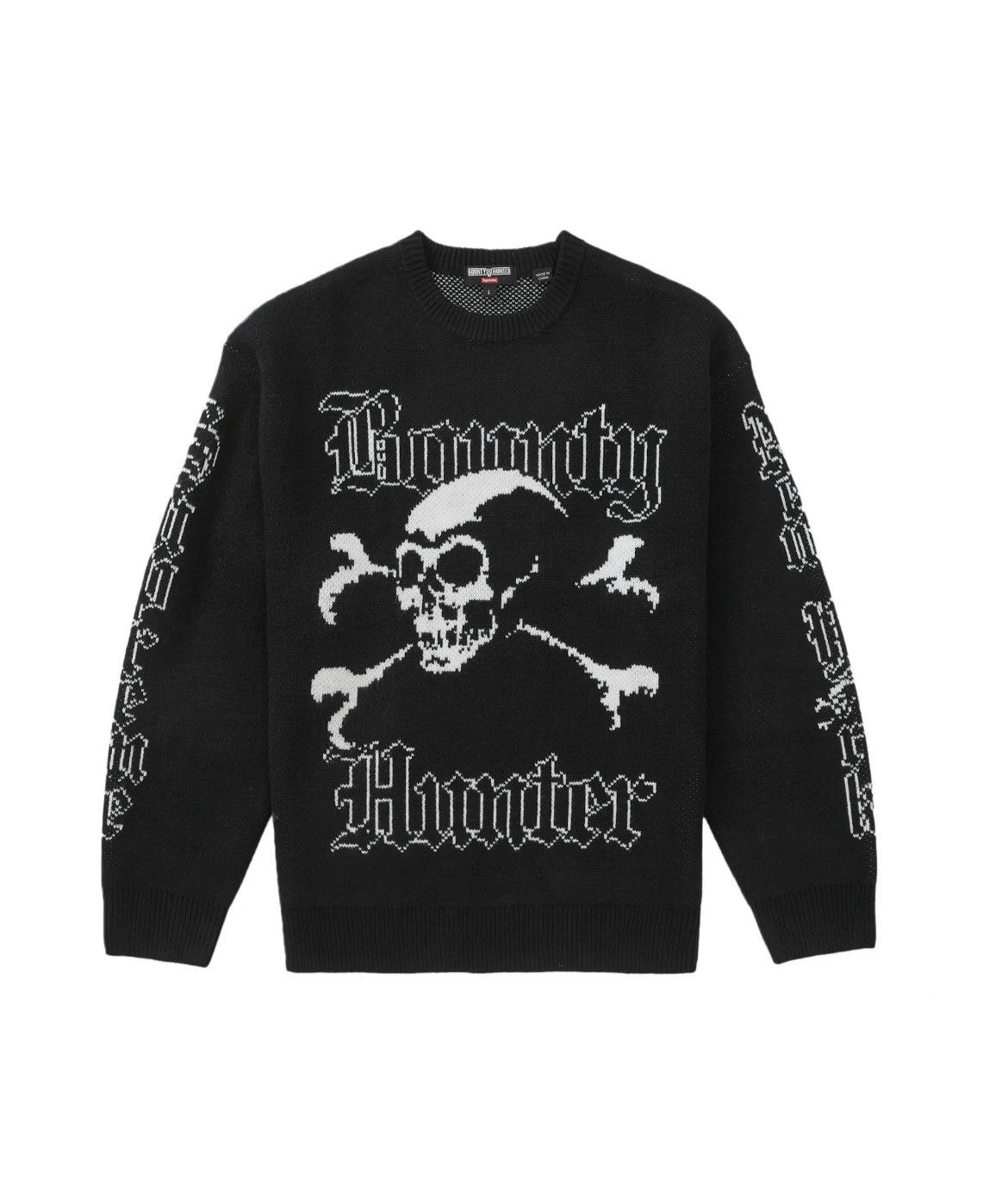 image of Bounty Hunter Skull Sweater Black, Men's (Size Large)