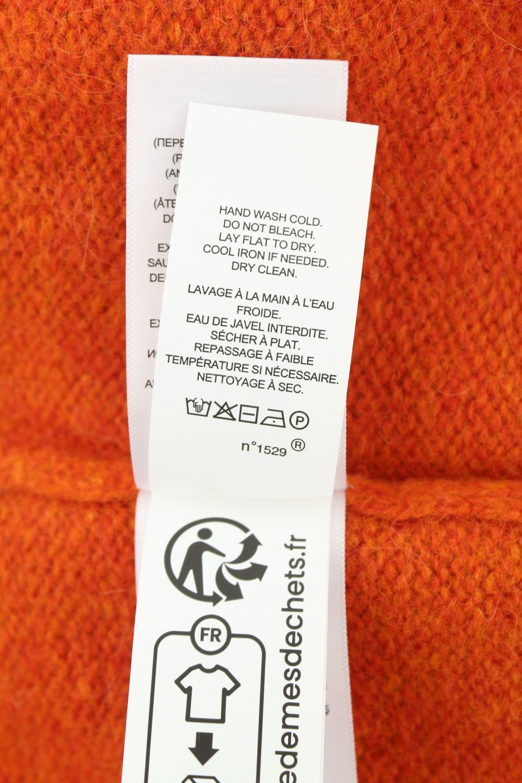 Ralph Lauren ORANGE M Wool Alpaca Blend Knit Jumper 86914 Size US M / EU 48-50 / 2 - 9 Thumbnail