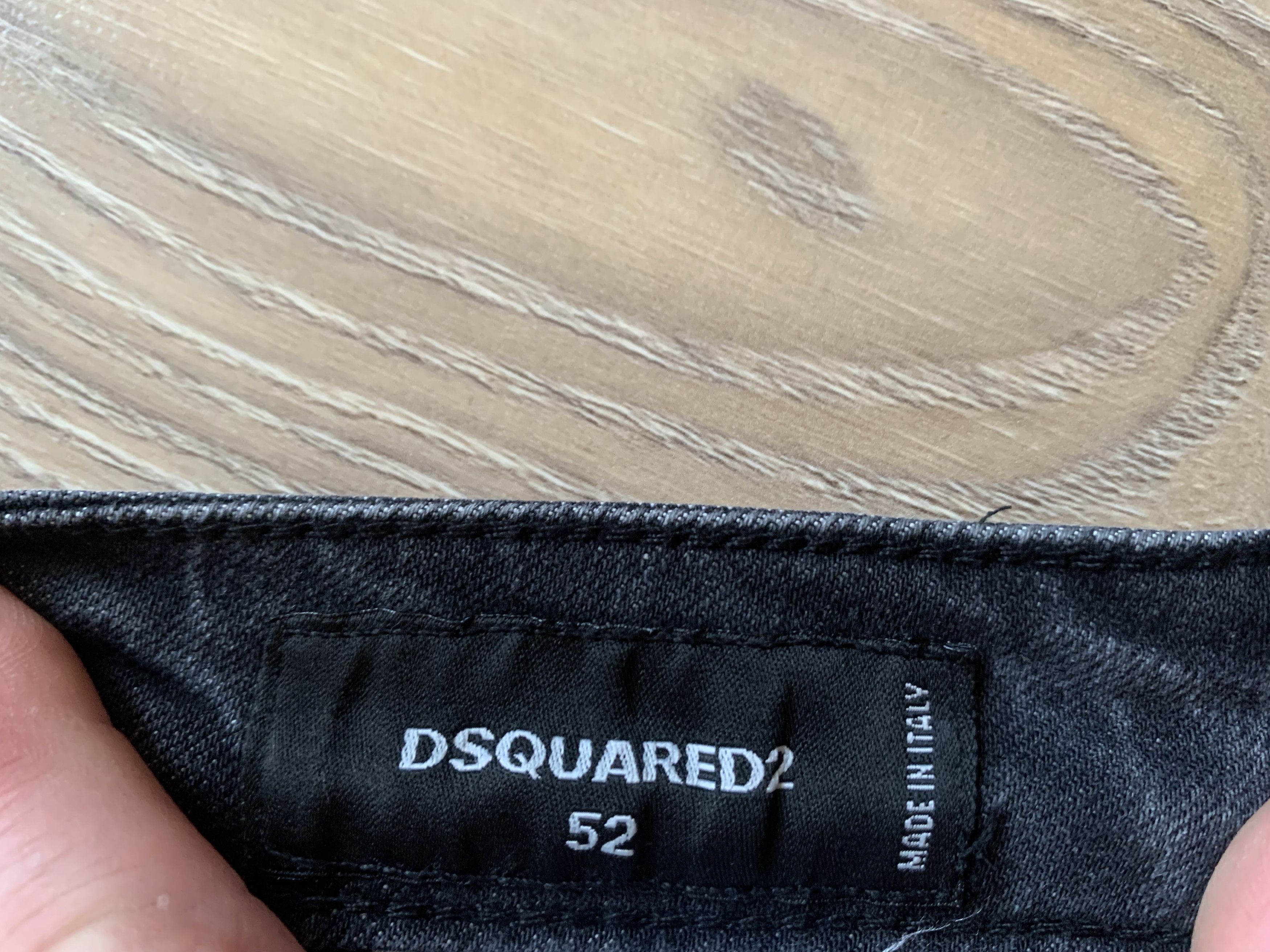Dsquared2 Vintage Dsquared2 Denim Distressed Black Jeans Size US 33 - 9 Thumbnail