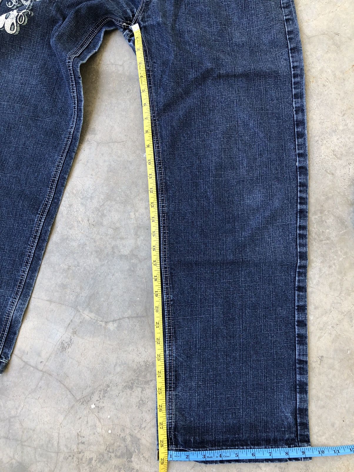 Southpole Southpole Y2K Horizontal Printed Denim Pants Size US 30 / EU 46 - 17 Thumbnail