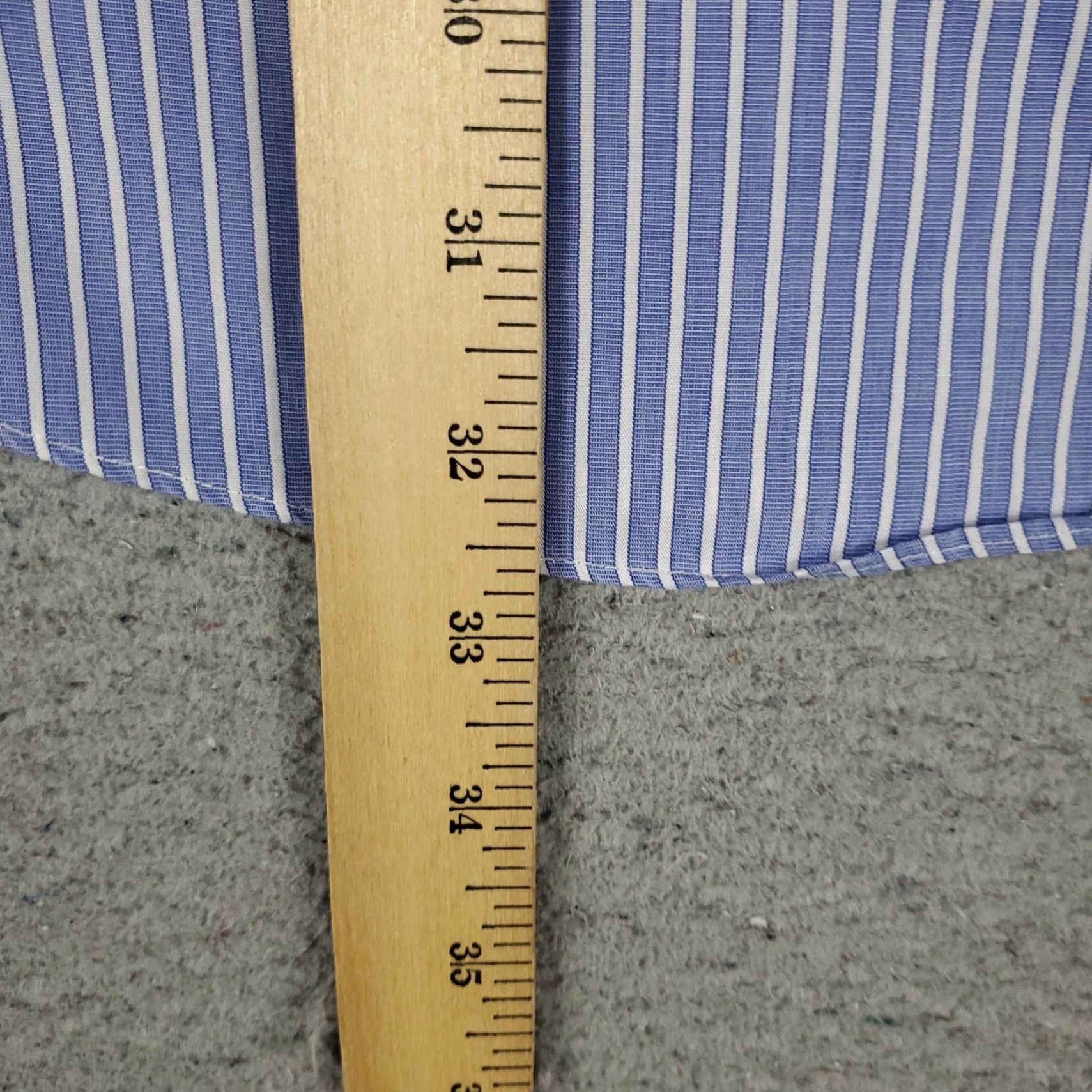 Brooks Brothers Brooks Brothers Shirt Mens 15 Blue Striped Regent Dress Button Up Long Sleeve Regular Cotton Size 40R - 6 Thumbnail