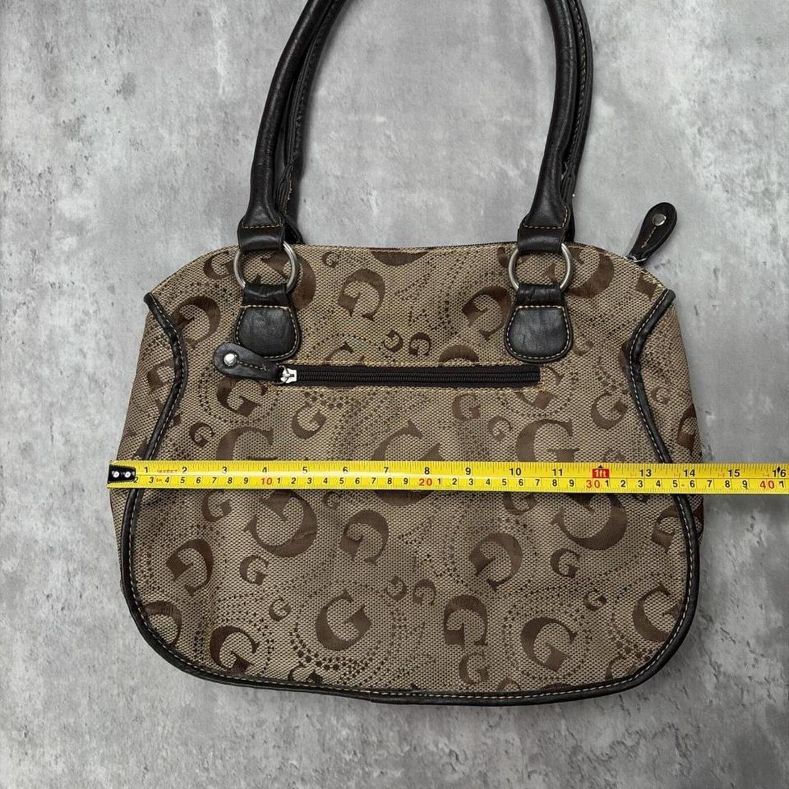 Guess Y2K Brown Guess Grunge Gothic Soho Shoulder Bag Size ONE SIZE - 8 Thumbnail