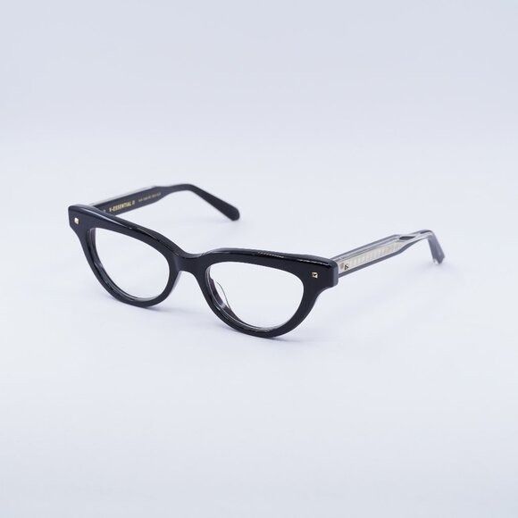 Valentino Valentino V-ESSENTIAL II VLX-124A Eyeglasses Shiny Black 50m Size ONE SIZE - 1 Thumbnail