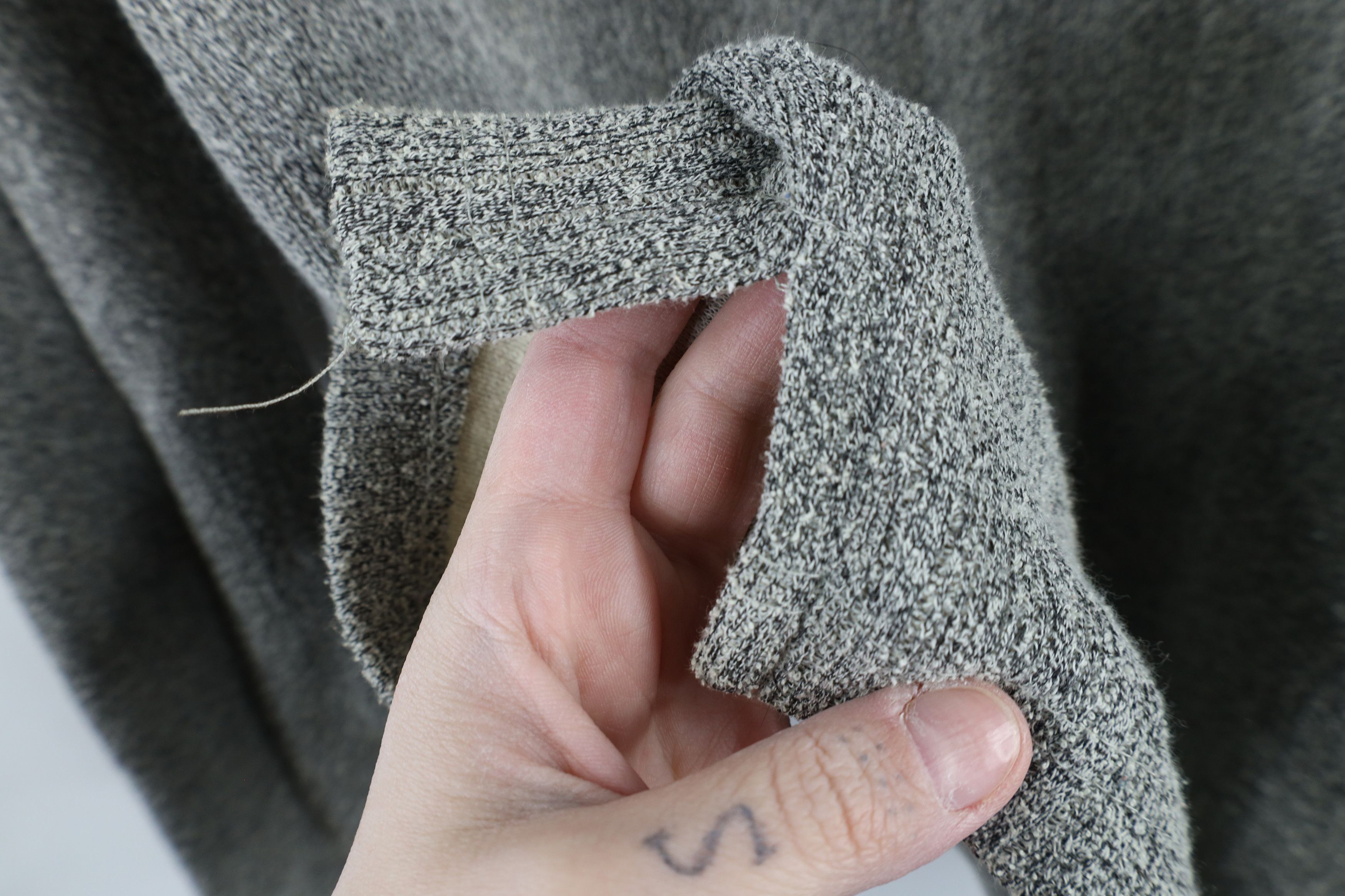 Vintage Vintage 90s Streetwear Cloth Knit Collared Long Sleeve Polo Size US L / EU 52-54 / 3 - 5 Thumbnail