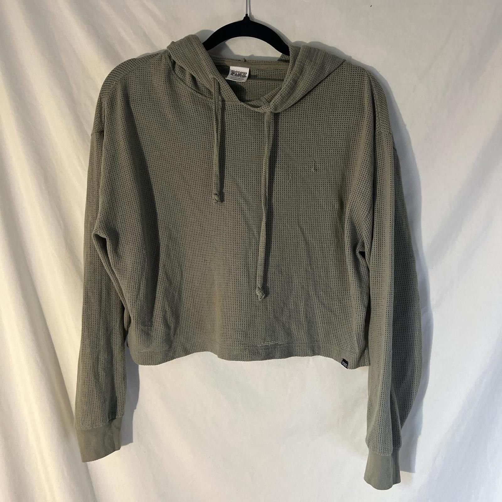 Other Victoria's Secret PINK Women's Green and Khaki Hoodie Size S / US 4 / IT 40 - 3 Thumbnail