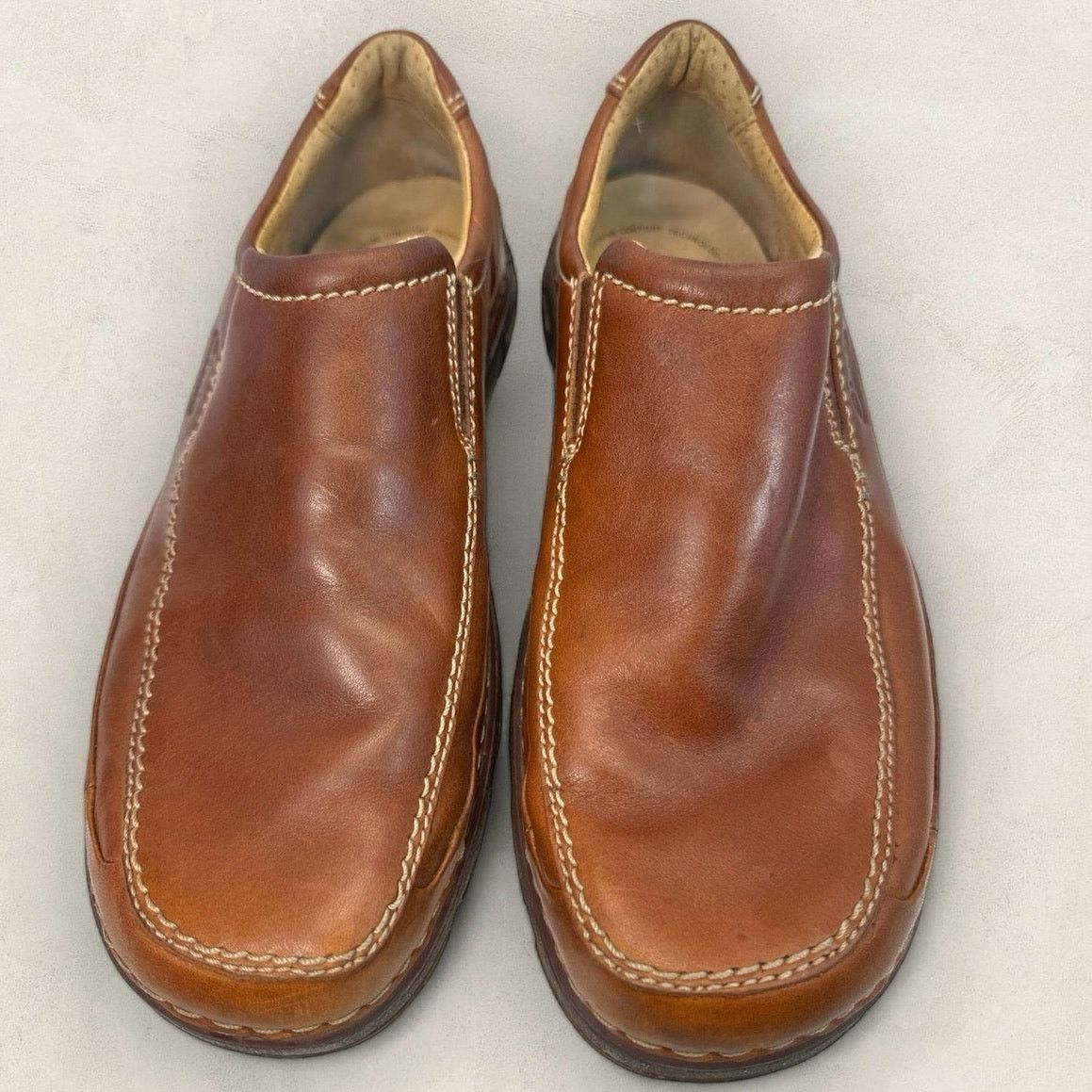 Clarks Clark’s Active Air Technology Brown Slip on Loafers Men sz 9 Size US 9 / EU 42 - 2 Thumbnail