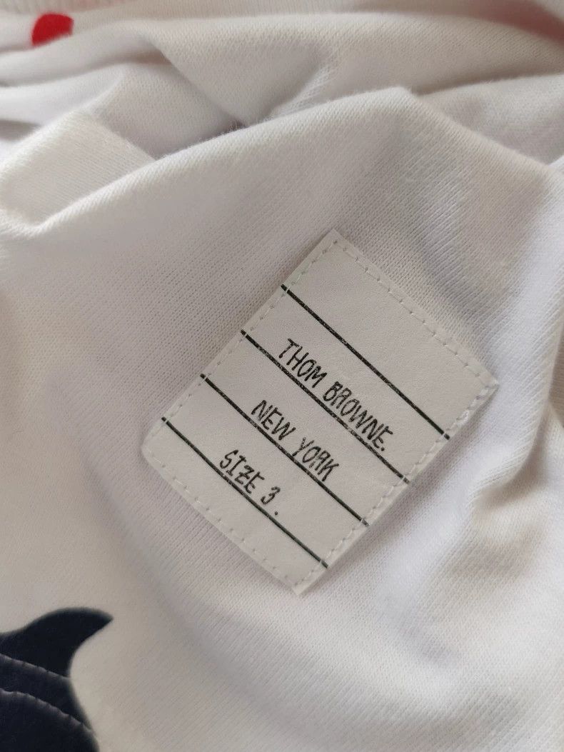Thom Browne Thom Browne Printed round neck short sleeves Size US L / EU 52-54 / 3 - 4 Thumbnail
