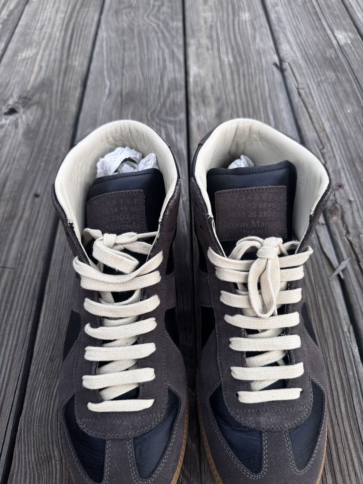 Maison Margiela Maison Margiela German Trainer High-Cut Size US 9 / EU 42 - 4 Thumbnail