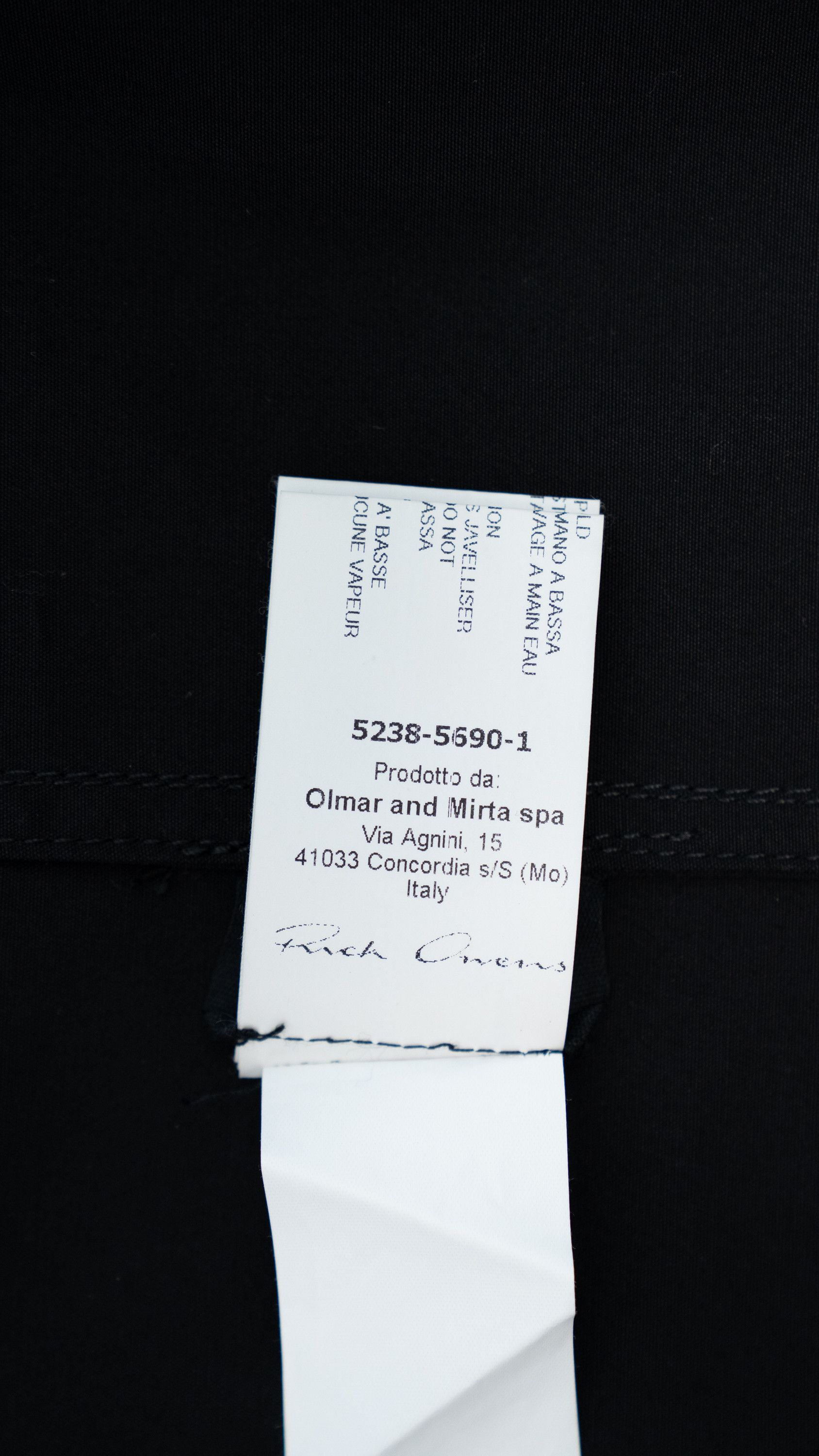 Rick Owens [NWT] FAUN S/S 15 FORK SHIELD T BLACK / HUSLER size:XS Size US S / EU 44-46 / 1 - 16 Thumbnail