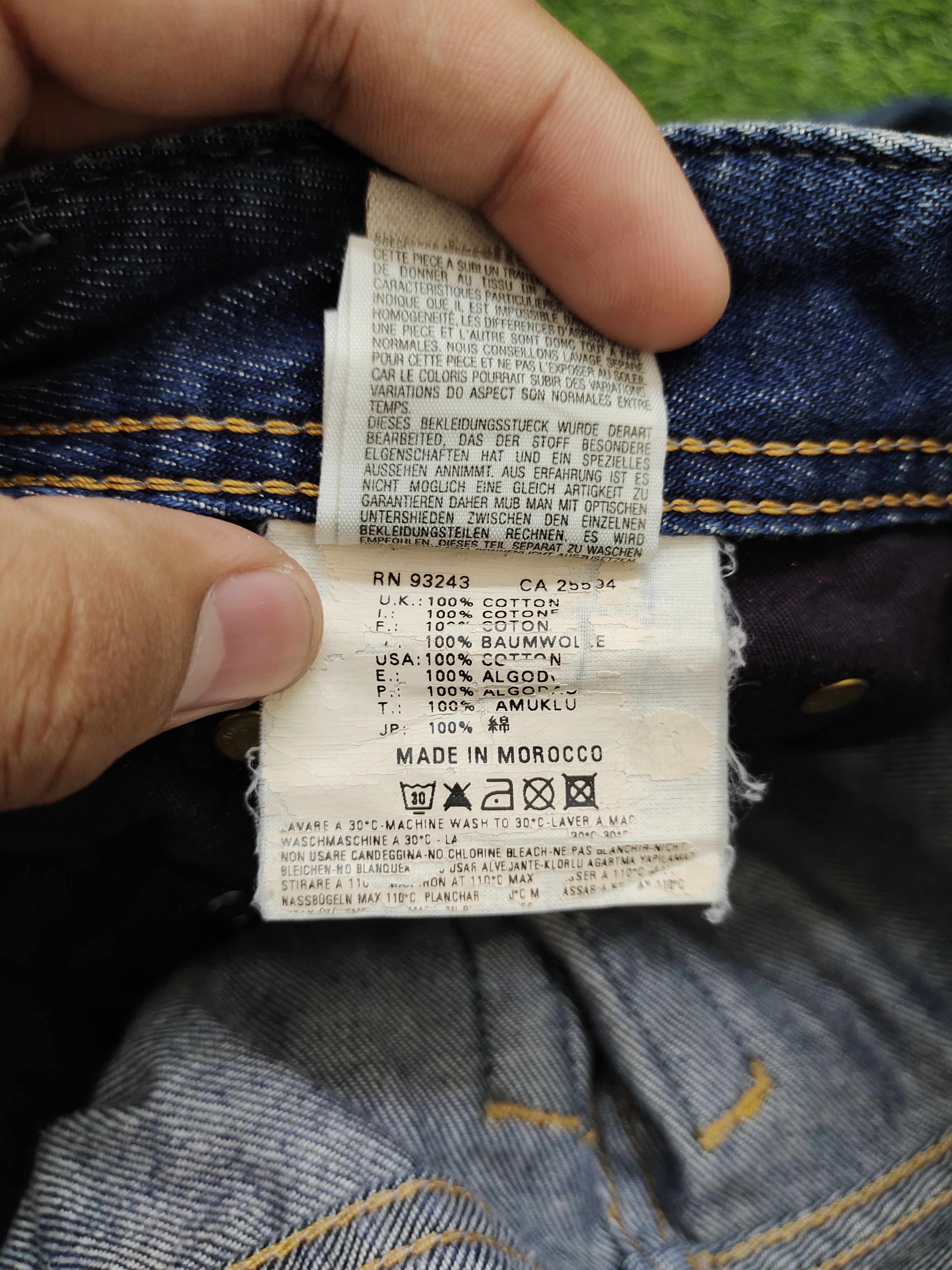 Hysteric Glamour Flare Jeans Diesel Zatiny Denim Boot Cut Y2k Goa Oakley Size US 28 / EU 44 - 21 Thumbnail