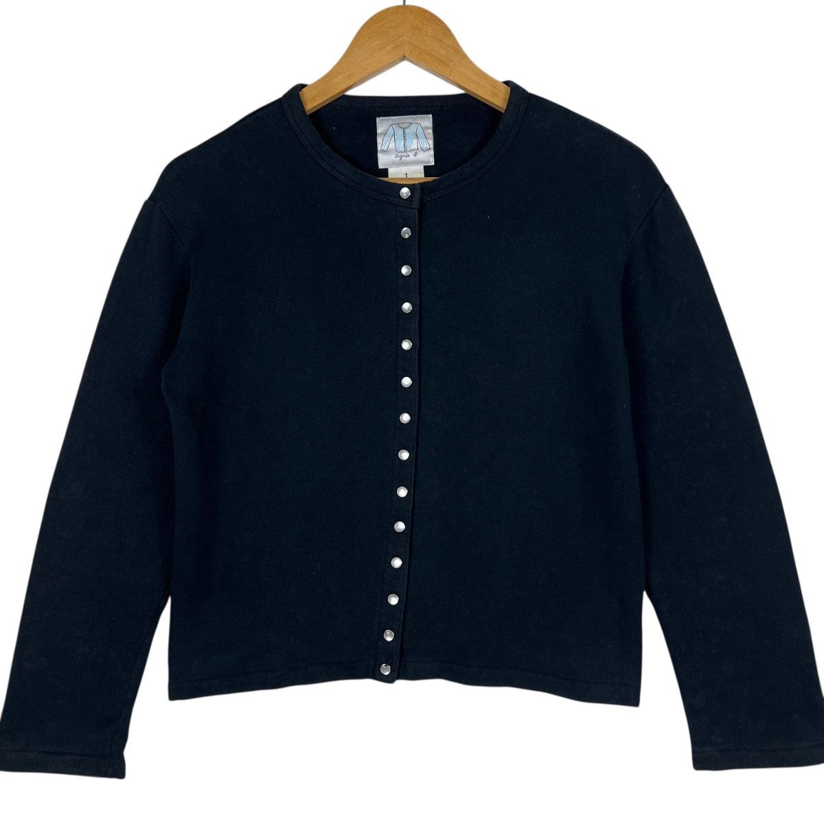 agnes b. 🔥 Agnes B Snap Button Cardigan Size S / US 4 / IT 40 - 1 Thumbnail