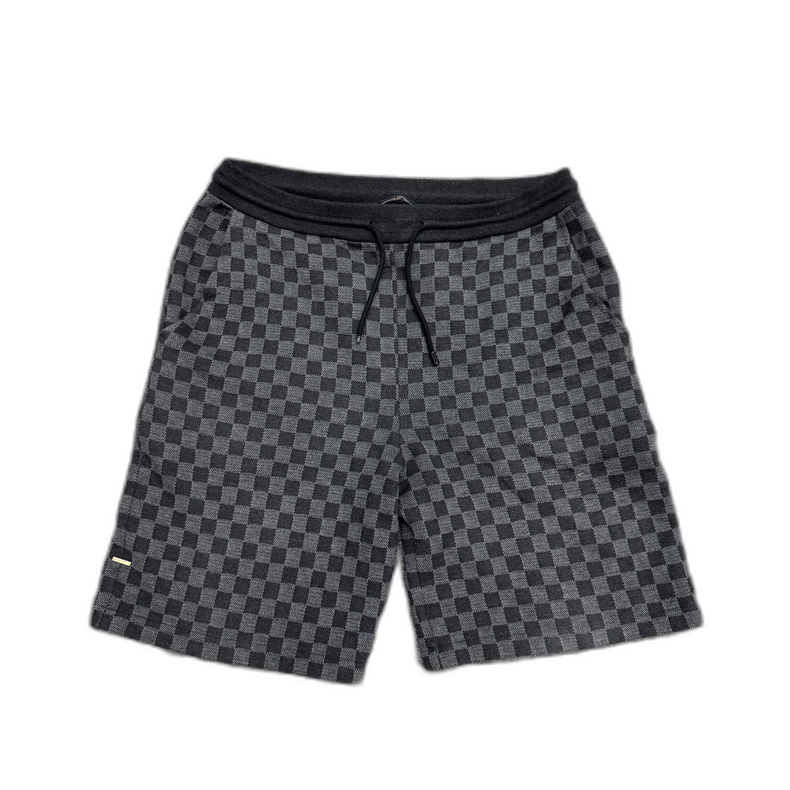Louis Vuitton louis vuitton black gray checkered shorts Size US 44 / EU 60 - 1 Thumbnail