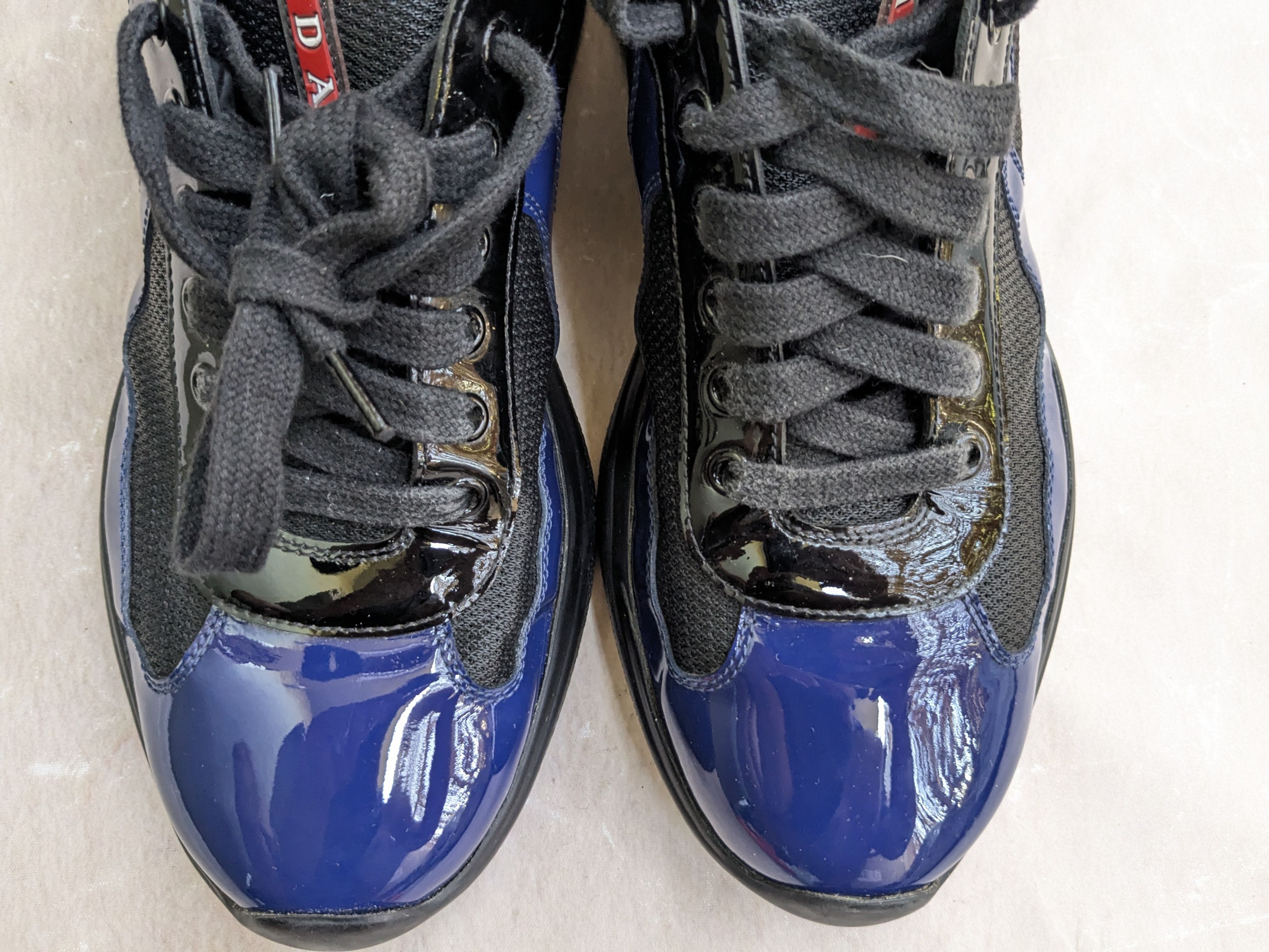 Prada Prada America's Cup Sneakers Blue Patent Blue 10 Size US 10 / EU 43 - 5 Thumbnail