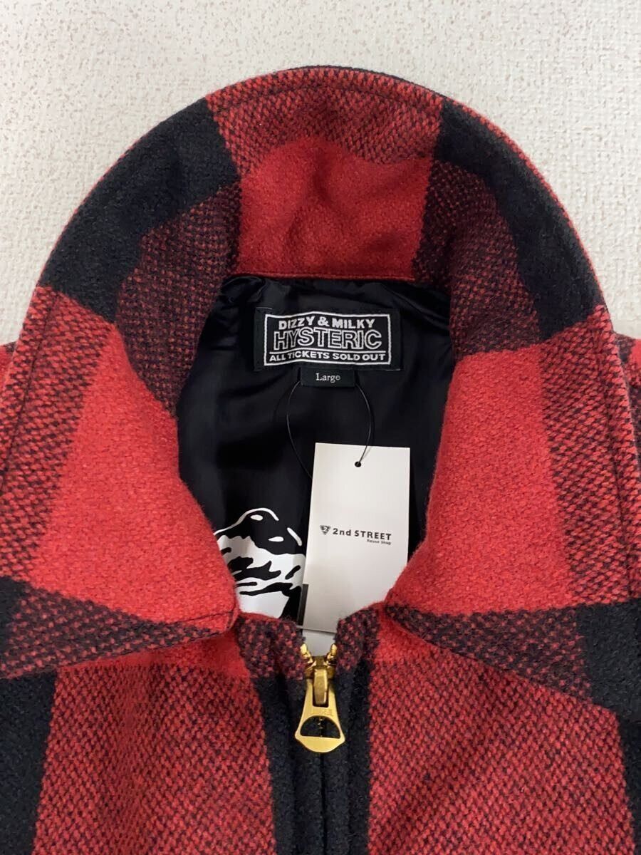 Hysteric Glamour Hysteric Glamour Check Wool Blouson Red Size US L / EU 52-54 / 3 - 6 Thumbnail