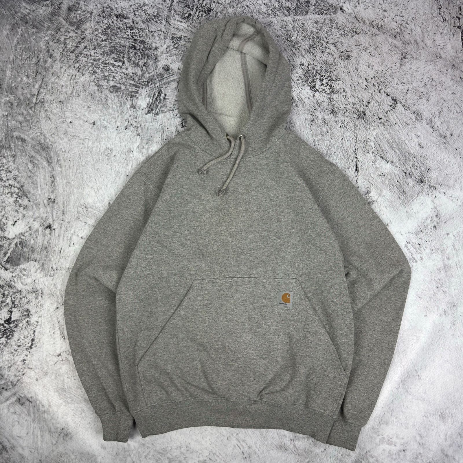Carhartt Carhartt Men Gray Original Fit Sleeve Logo Hooded Sweatshirt Size US XS / EU 42 / 0 - 2 Thumbnail