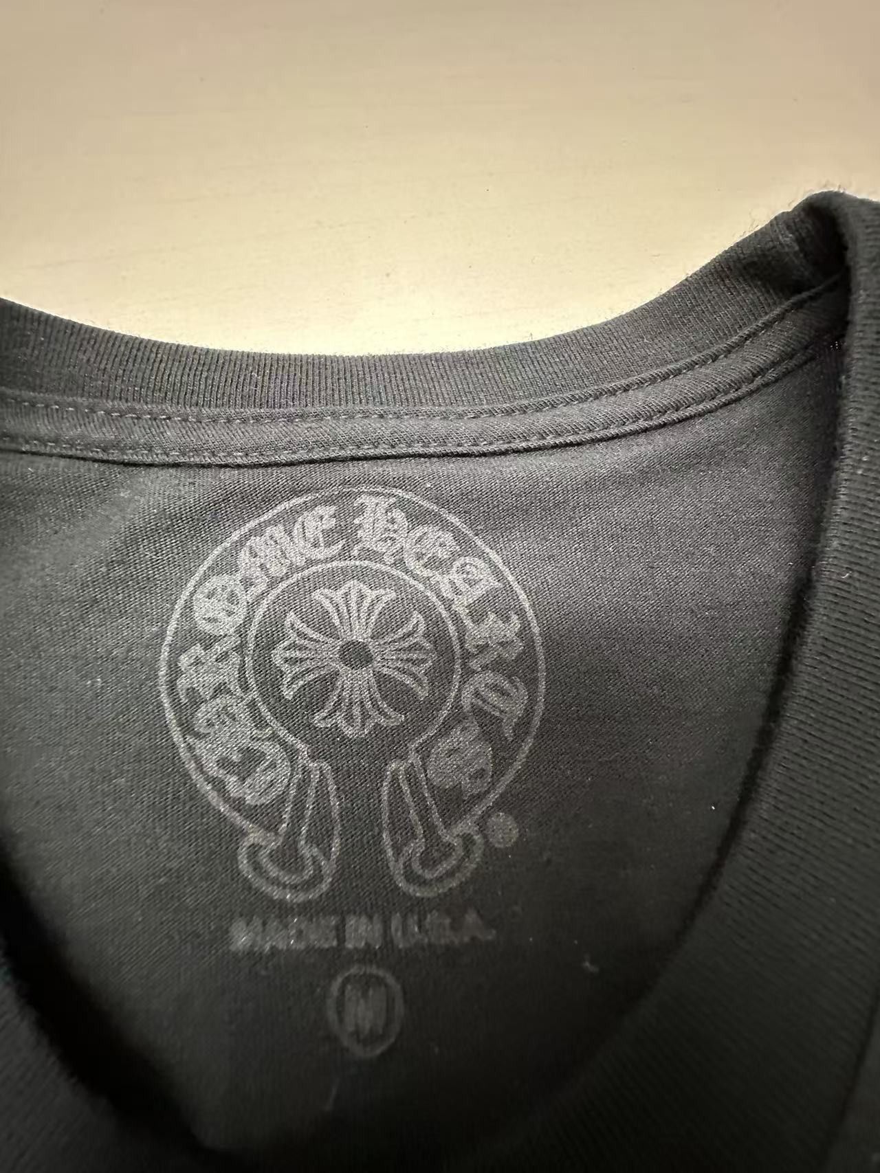 Chrome Hearts Chrome Hearts Pink Dagger Script Logo Long Sleeves Tee Size US M / EU 48-50 / 2 - 6 Thumbnail
