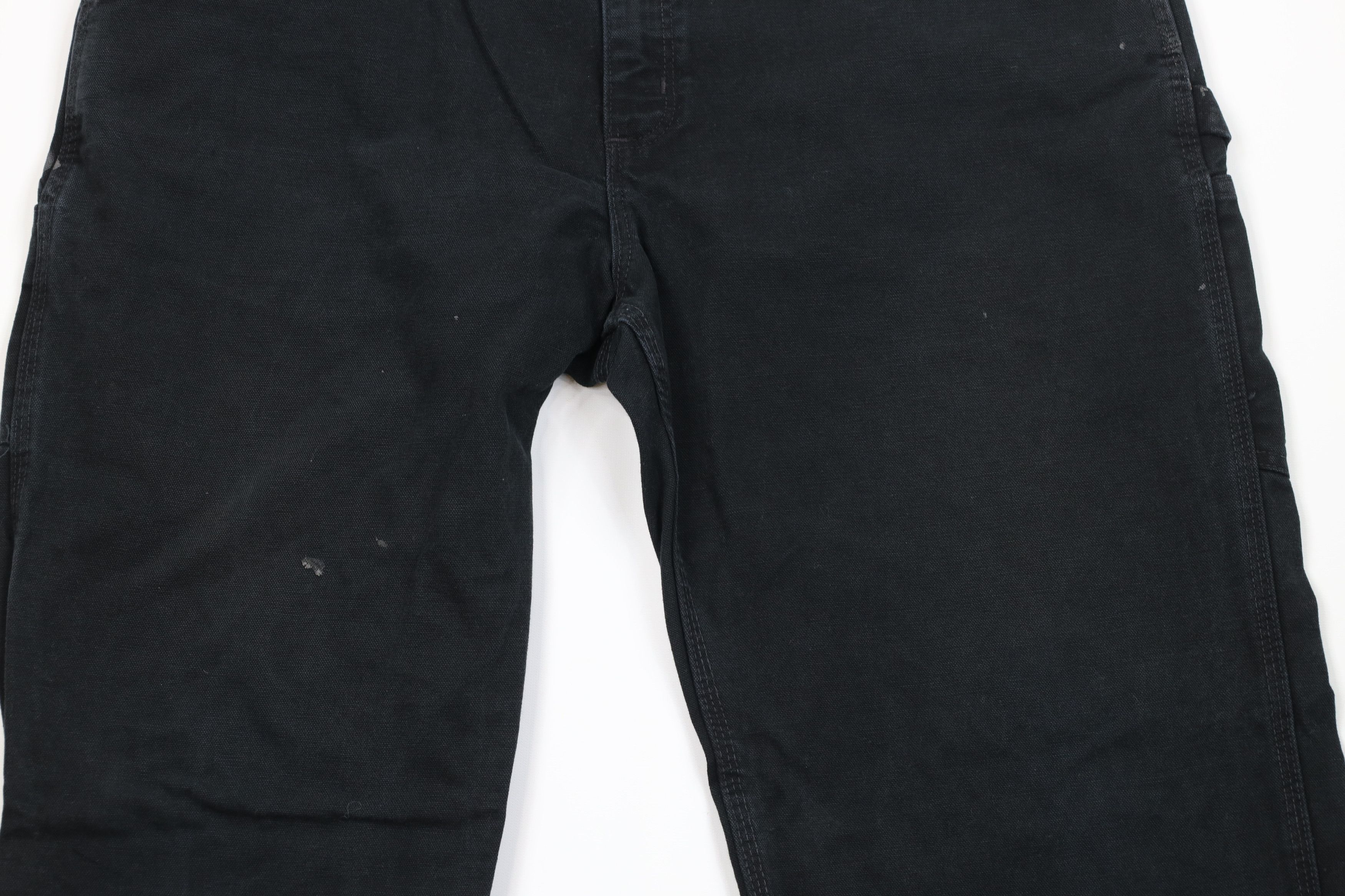 Carhartt Vintage Y2K Carhartt Canvas Wide Leg Dungaree Pants Black Size US 40 / EU 56 - 3 Thumbnail